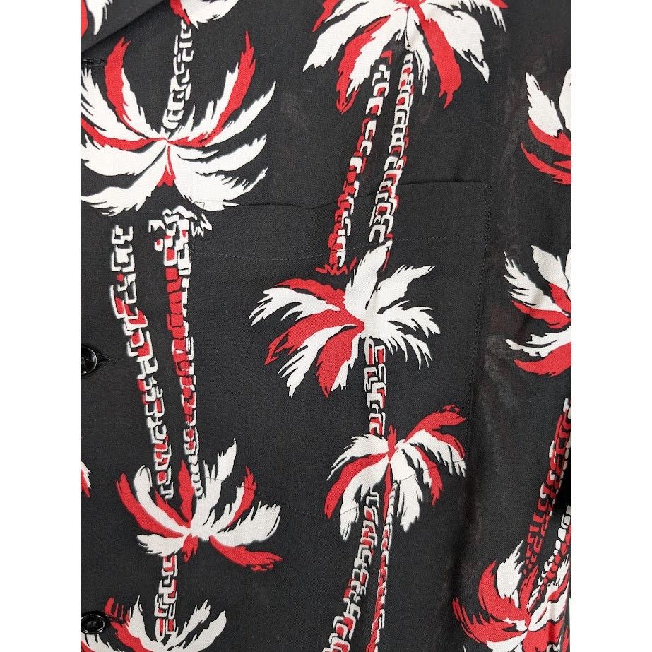 Celine o1rshd1 Chemise Hawaii Toile Shirt in Multicolor Size US XS / EU 42 / 0 - 4 Thumbnail