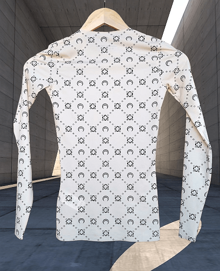 Marine Serre Second skin monogrammed top Size XS / US 0-2 / IT 36-38 - 9 Thumbnail