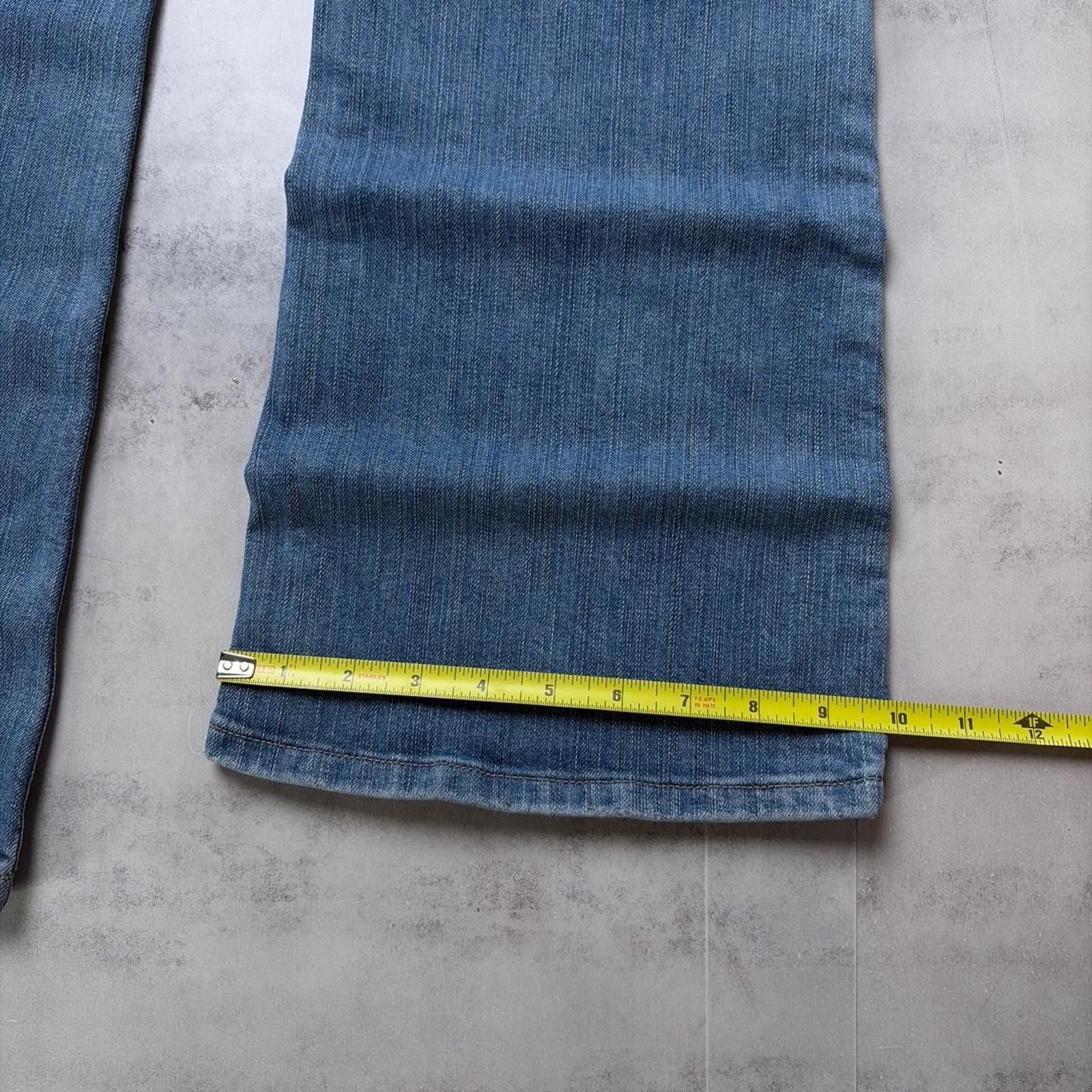 Aeropostale Y2K Blue Aeropostale Grunge Flared Embroidered Denim Jeans Size 34" / US 12 / IT 48 - 8 Thumbnail