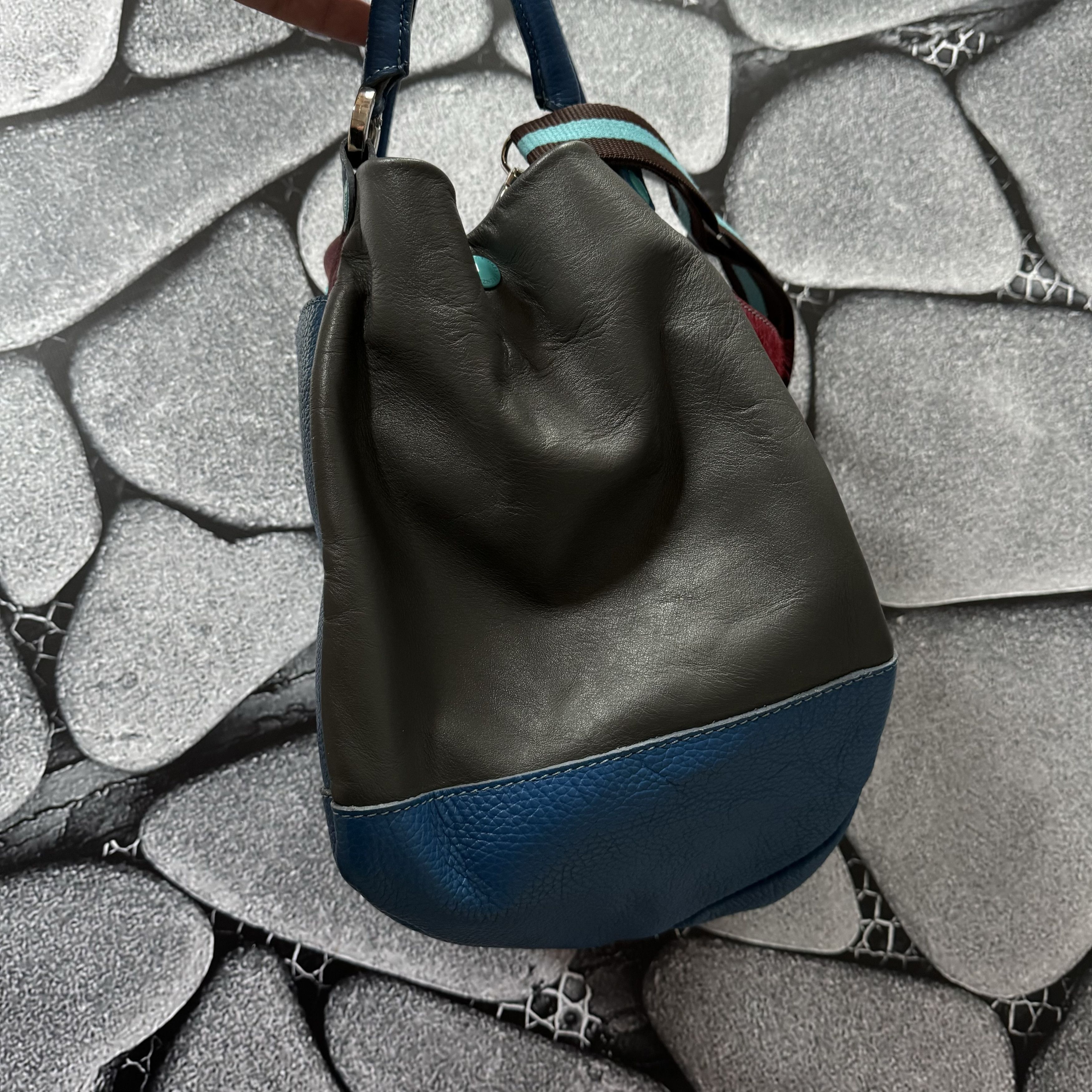 Vintage GABS FIRENZE I LOVE CHANGE VINTAGE LEATHER SHOULDER BAG 2IN1 Size ONE SIZE - 5 Thumbnail