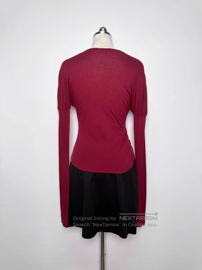 Vivienne Westwood Vivienne Westwood Crimson Red Puff Sleeve Long Sleeve Top Size M / US 6-8 / IT 42-44 - 4 Thumbnail