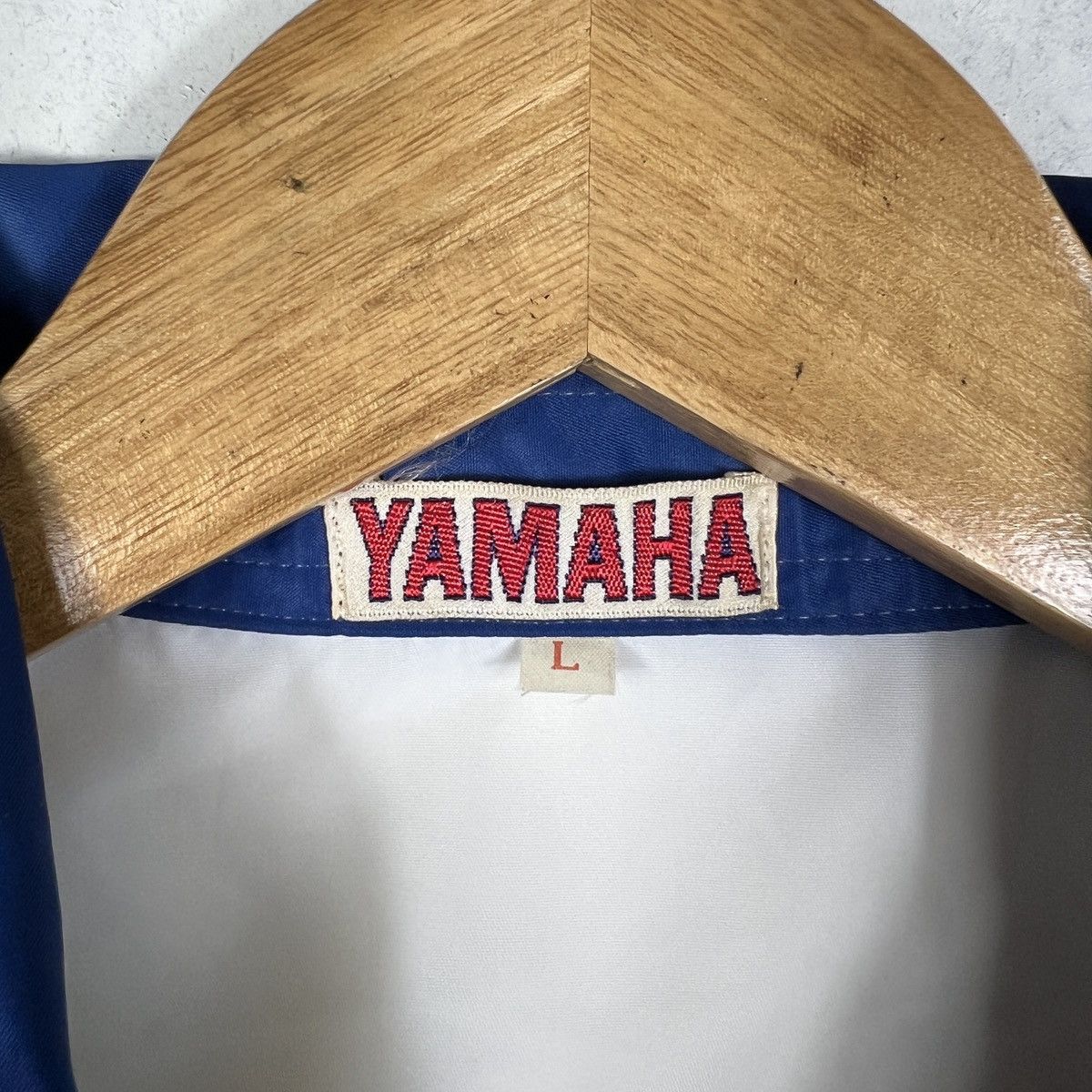 Yamaha 🔥 80s RARE VINTAGE YAMAHA RACING TEAM JACKET Size US L / EU 52-54 / 3 - 16 Thumbnail