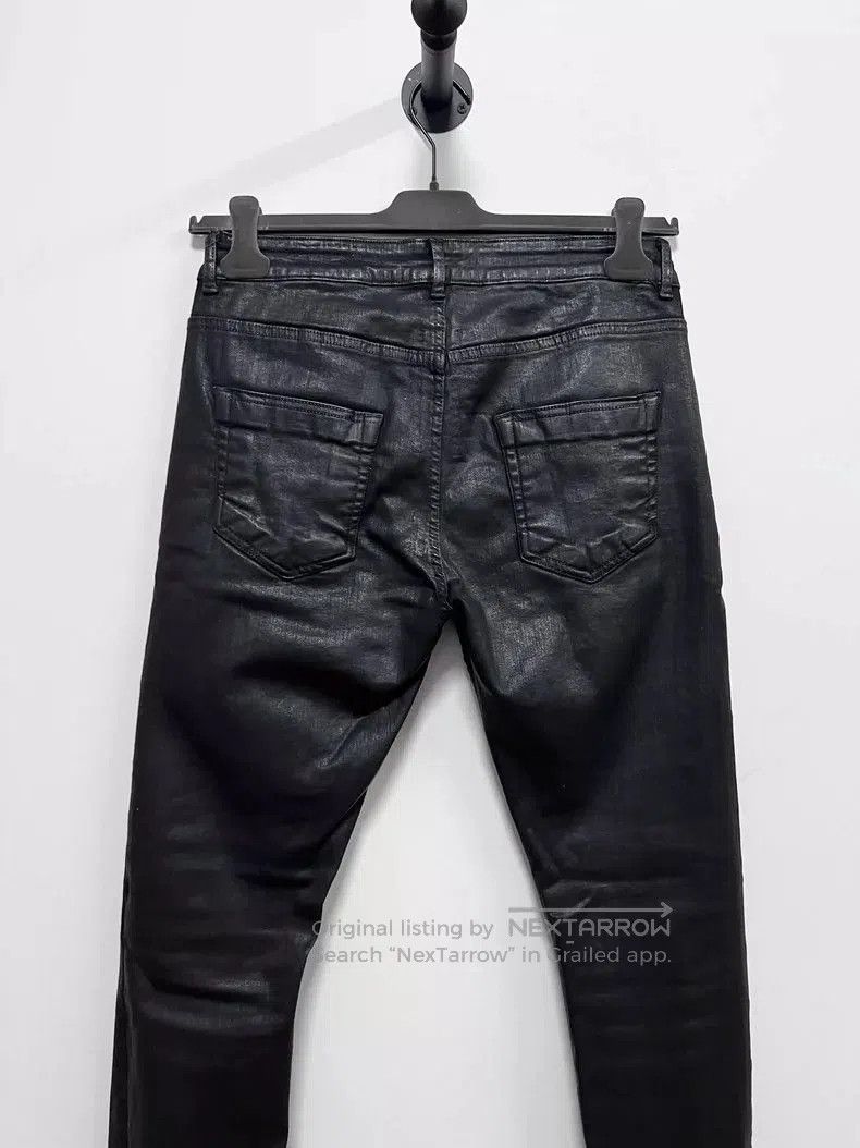 Rick Owens Rick Owens Waxed Stretch Denim Pants Size 31. Size US 31 - 4 Thumbnail