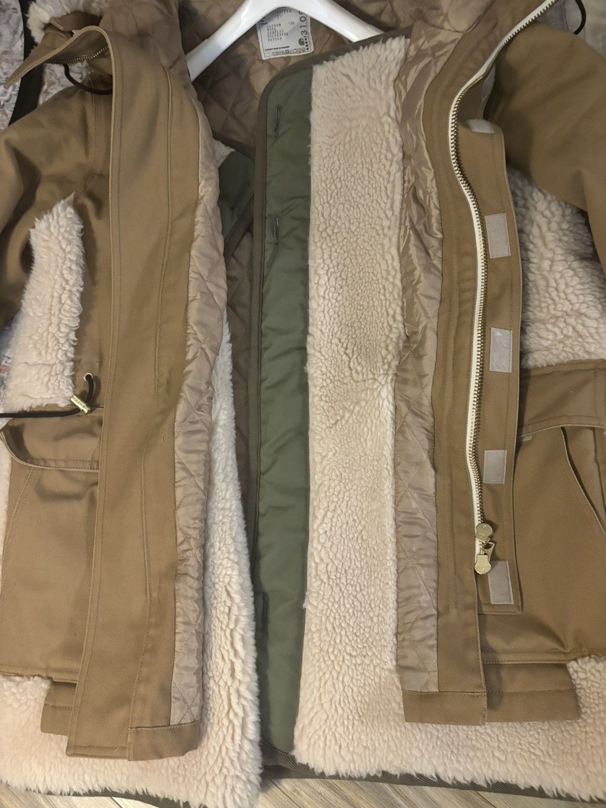 Carhartt Wip × Sacai sacai Carhartt WIP Canvas Parka Siberian 23AW Size US S / EU 44-46 / 1 - 2 Thumbnail