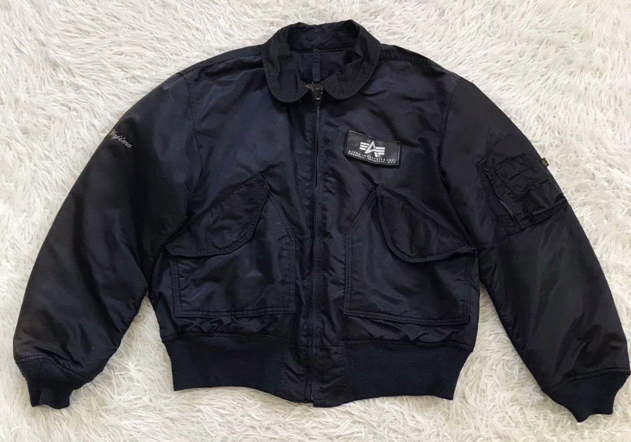 MA-1 IDEAL サイズL USA製 Alpha Industries Ideal Zipper | Grailed