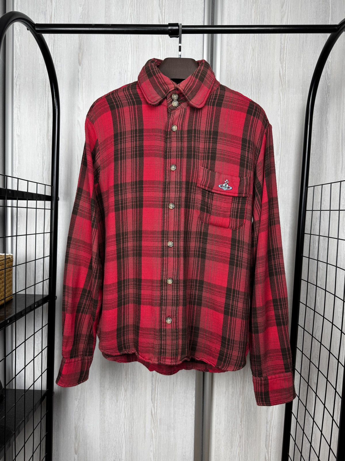 Vivienne Westwood VIVIENNE WESTWOOD ANGLOMANIA Mens Padded Details Shirt Size US M / EU 48-50 / 2 - 1 Thumbnail