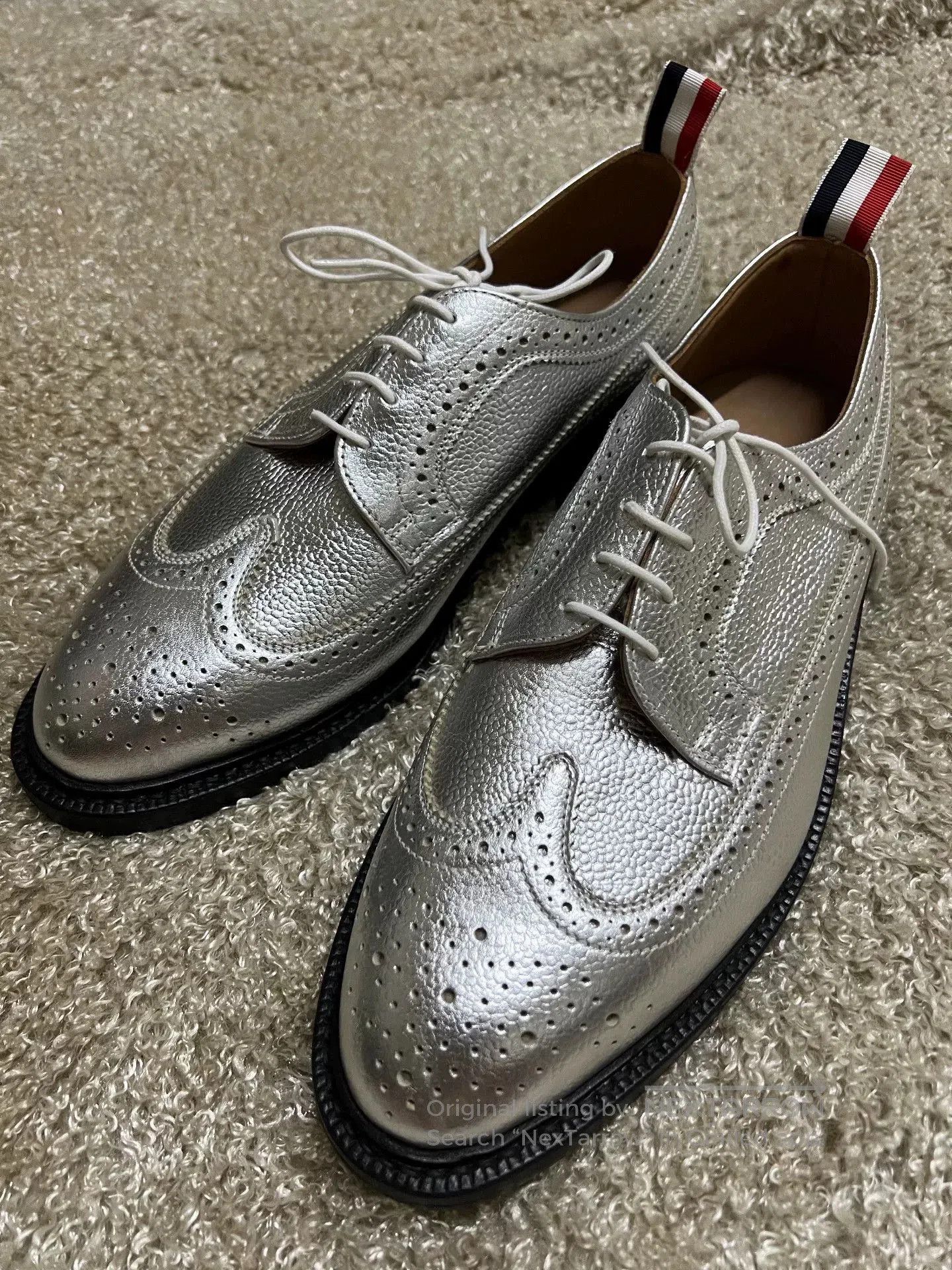 Thom Browne Thom Browne Men's Baroque Carved Leather Shoes. Size US 10.5 / EU 43-44 - 2 Thumbnail
