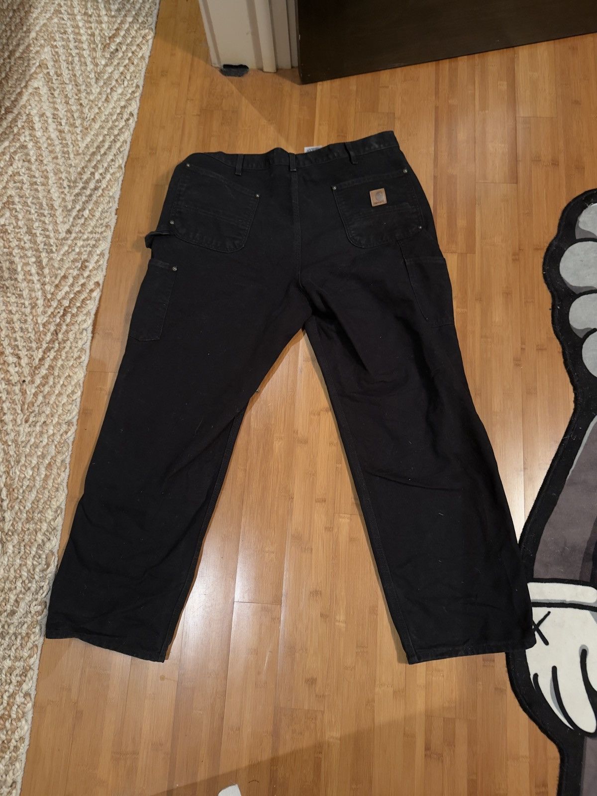 Carhartt Cargartt Black B01 vintage carpenter pants 38x30 Size US 38 / EU 54 - 2 Thumbnail