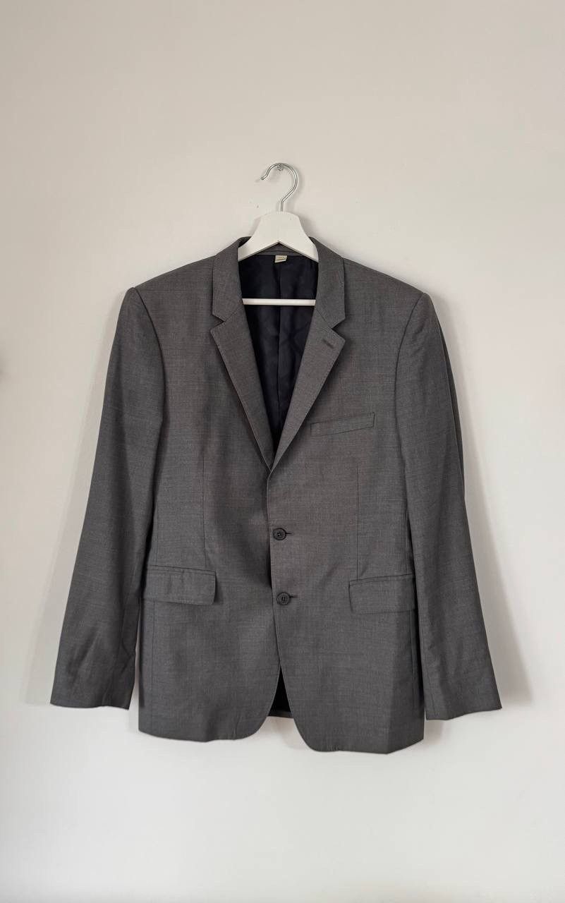 Burberry Burberry London Wool Silk Blend Blazer Size 50R - 3 Thumbnail