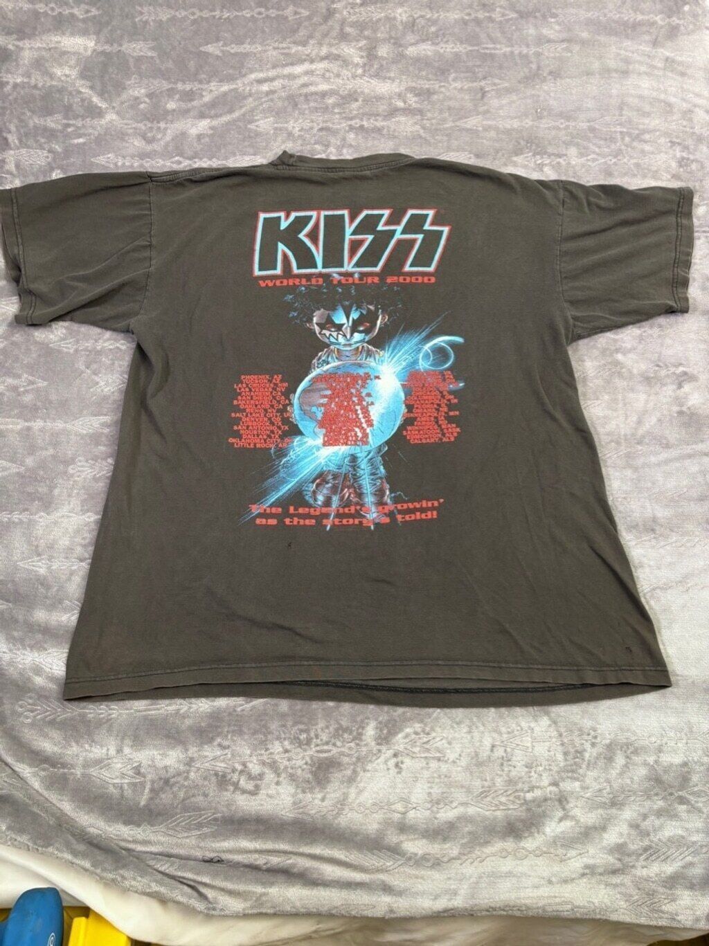 KISS Men's VTG Allsport Max Weight Kiss Y2K Band Farewell XXL Size US XL / EU 56 / 4 - 17 Thumbnail