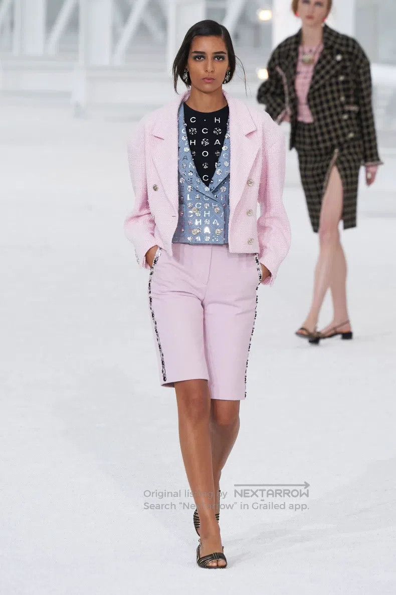 Chanel Chanel 21S Spring and Summer Cherry Blossom Pink Tweed Sil Size XS / US 0-2 / IT 36-38 - 9 Thumbnail