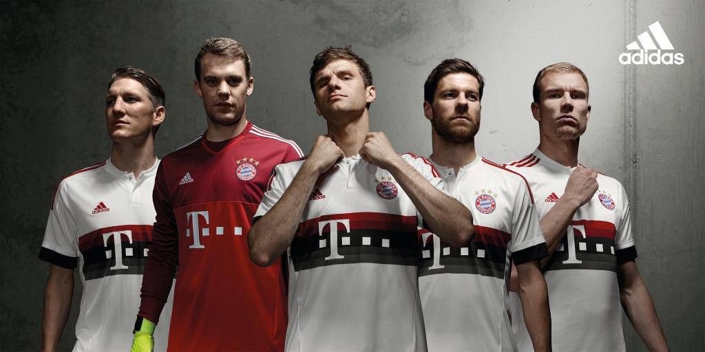 Adidas 2015/16 BAYERN MUNICH AWAY SOCCER JERSEY FOOTBALL SHIRT SZ L Size US L / EU 52-54 / 3 - 3 Thumbnail