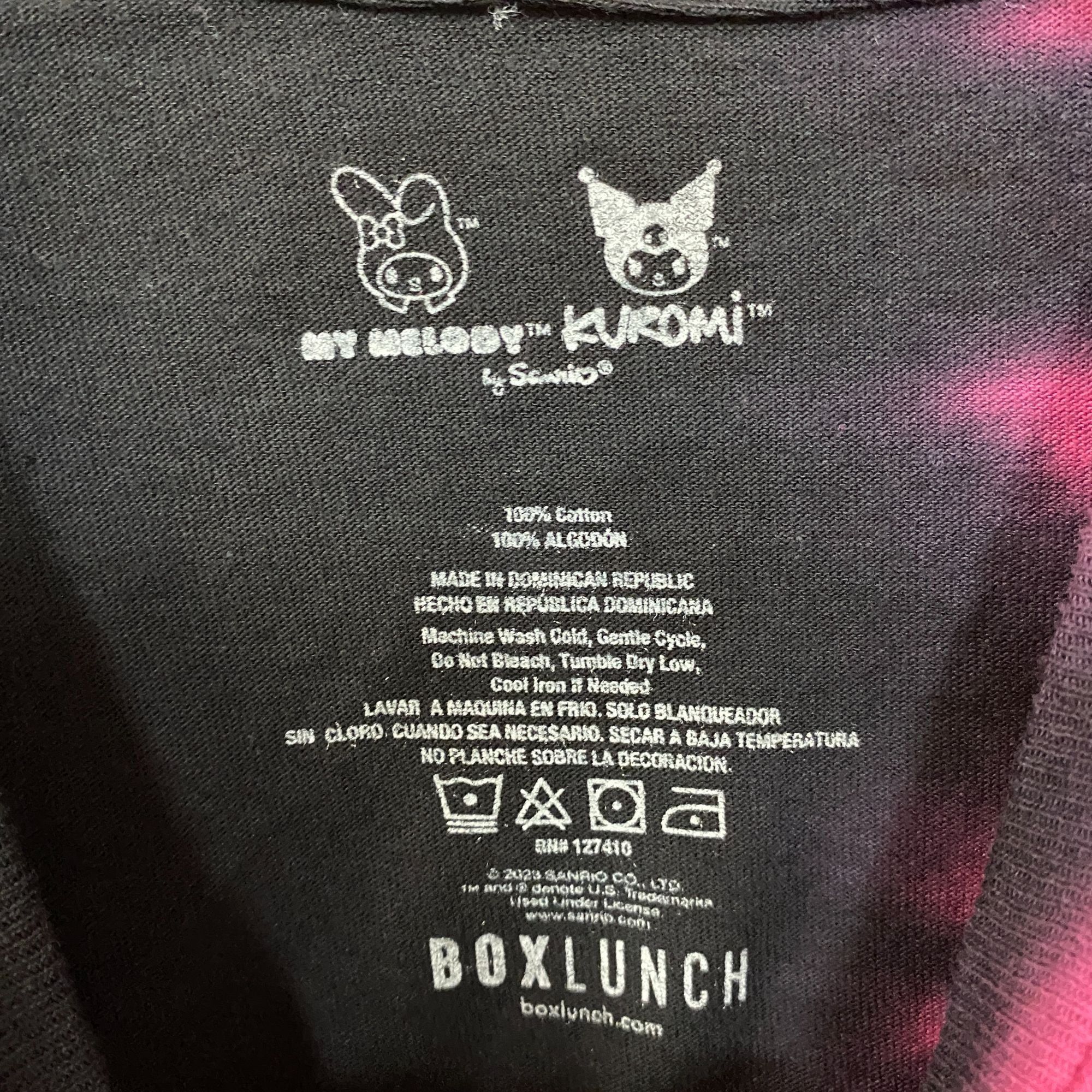 Other Sanrio Kuromi & My Melody Linked Together Split Tie Dye Anim Size M / US 6-8 / IT 42-44 - 4 Thumbnail