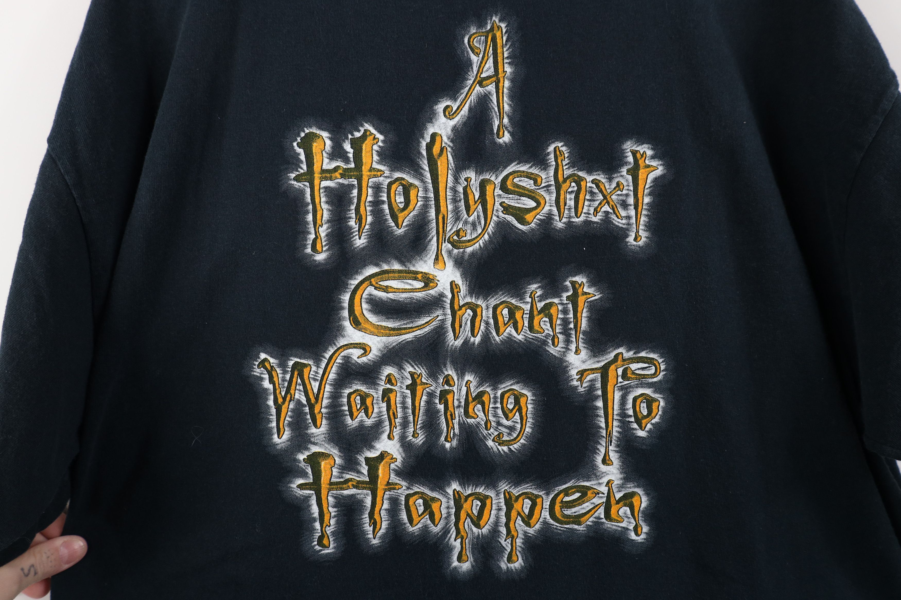 Vintage Vintage Y2K NWA Florida Wrestling Holy Sh*t Chant T-Shirt Size US XL / EU 56 / 4 - 11 Thumbnail