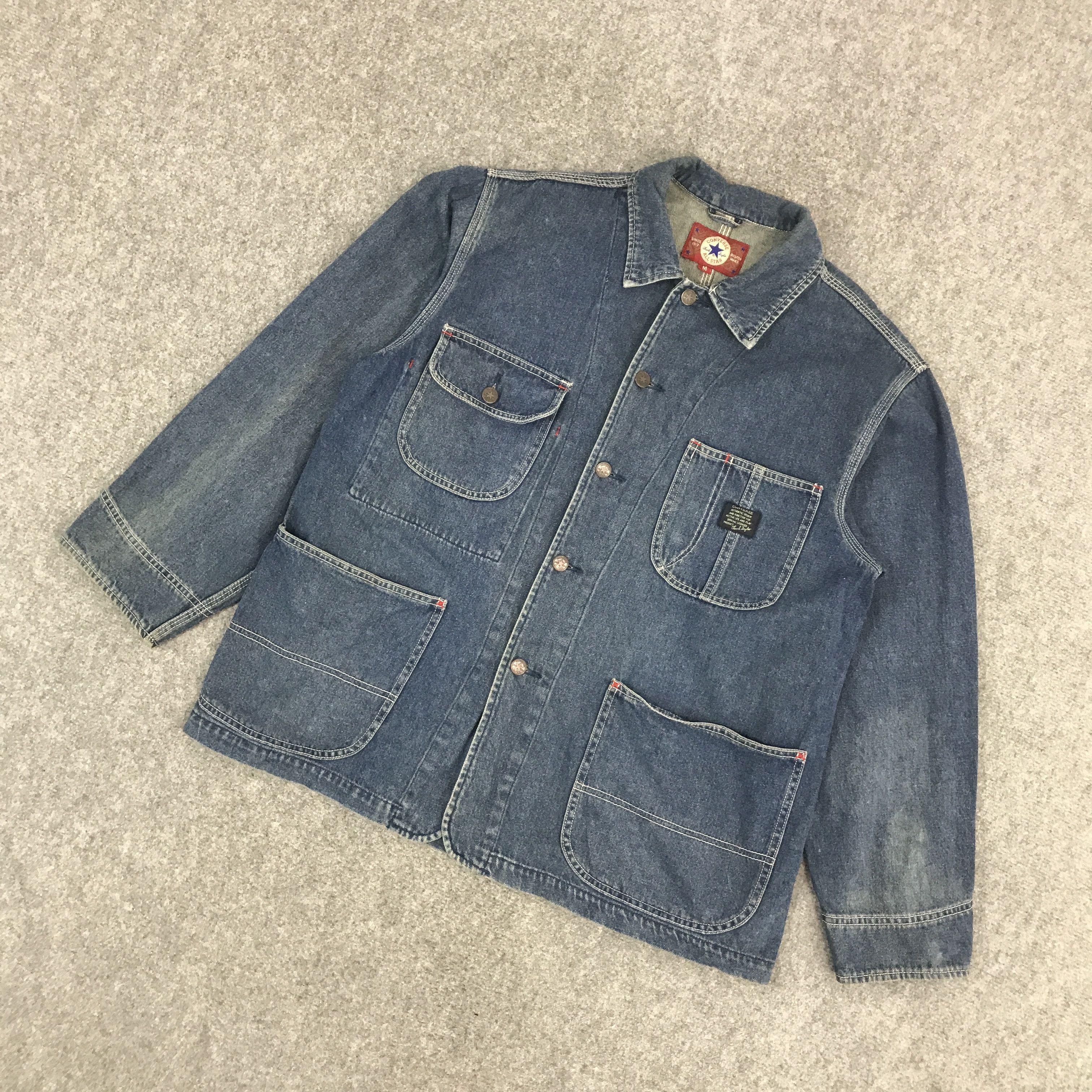 Converse CONVERSE ALL STAR CHORE DENIM JACKET Size US M / EU 48-50 / 2 - 5 Thumbnail