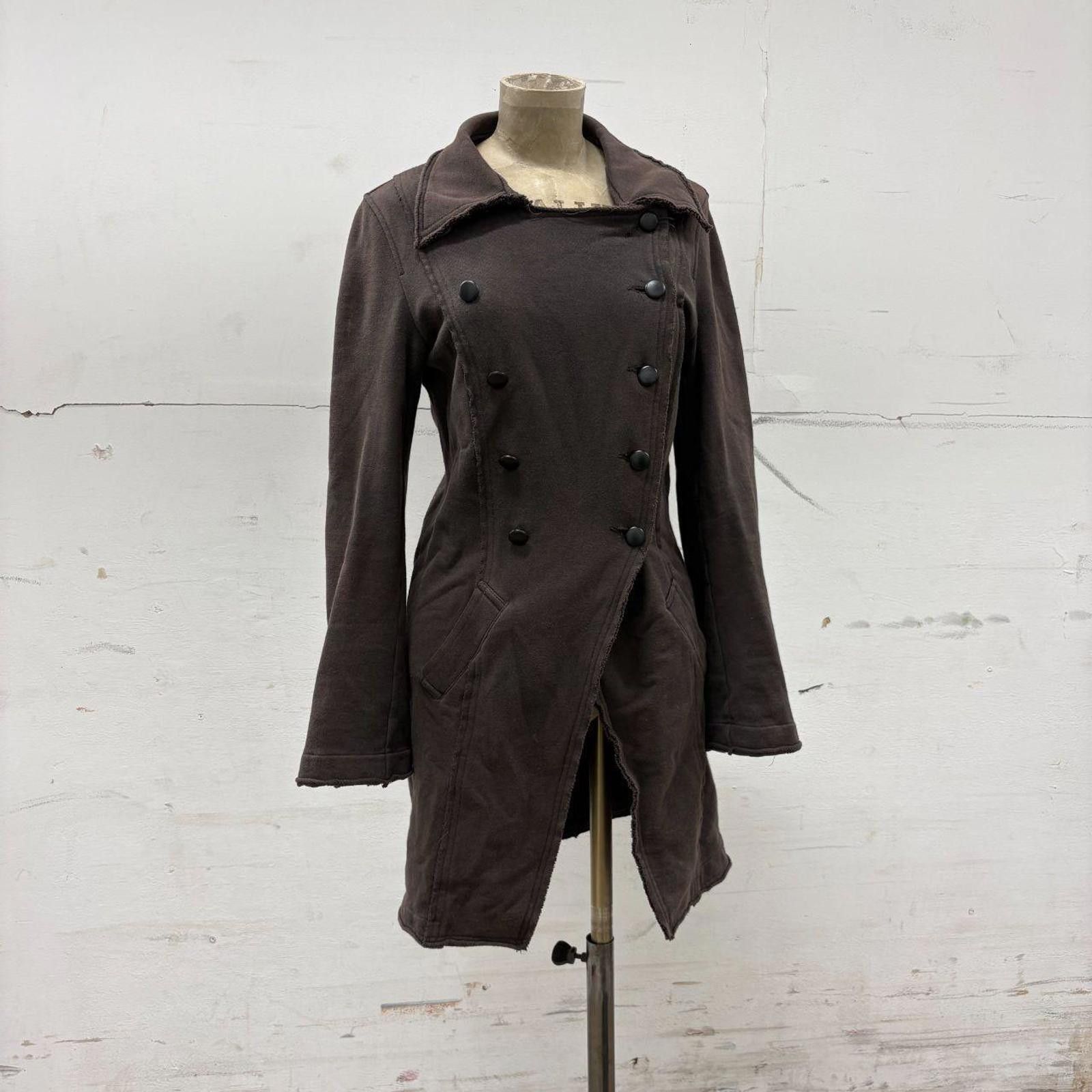 Other Khaki Brown Vintage Cop Copine Deconstructed Military Coat Size S / US 4 / IT 40 - 1 Thumbnail