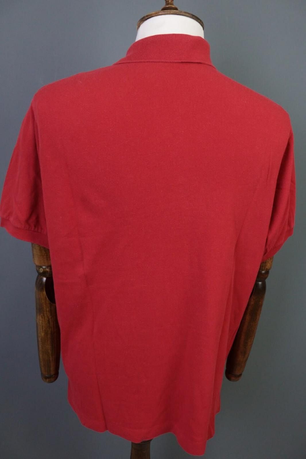 Lacoste Lacoste Red Short Sleeve Polo Shirt Size 6 / XL Size US M / EU 48-50 / 2 - 12 Thumbnail