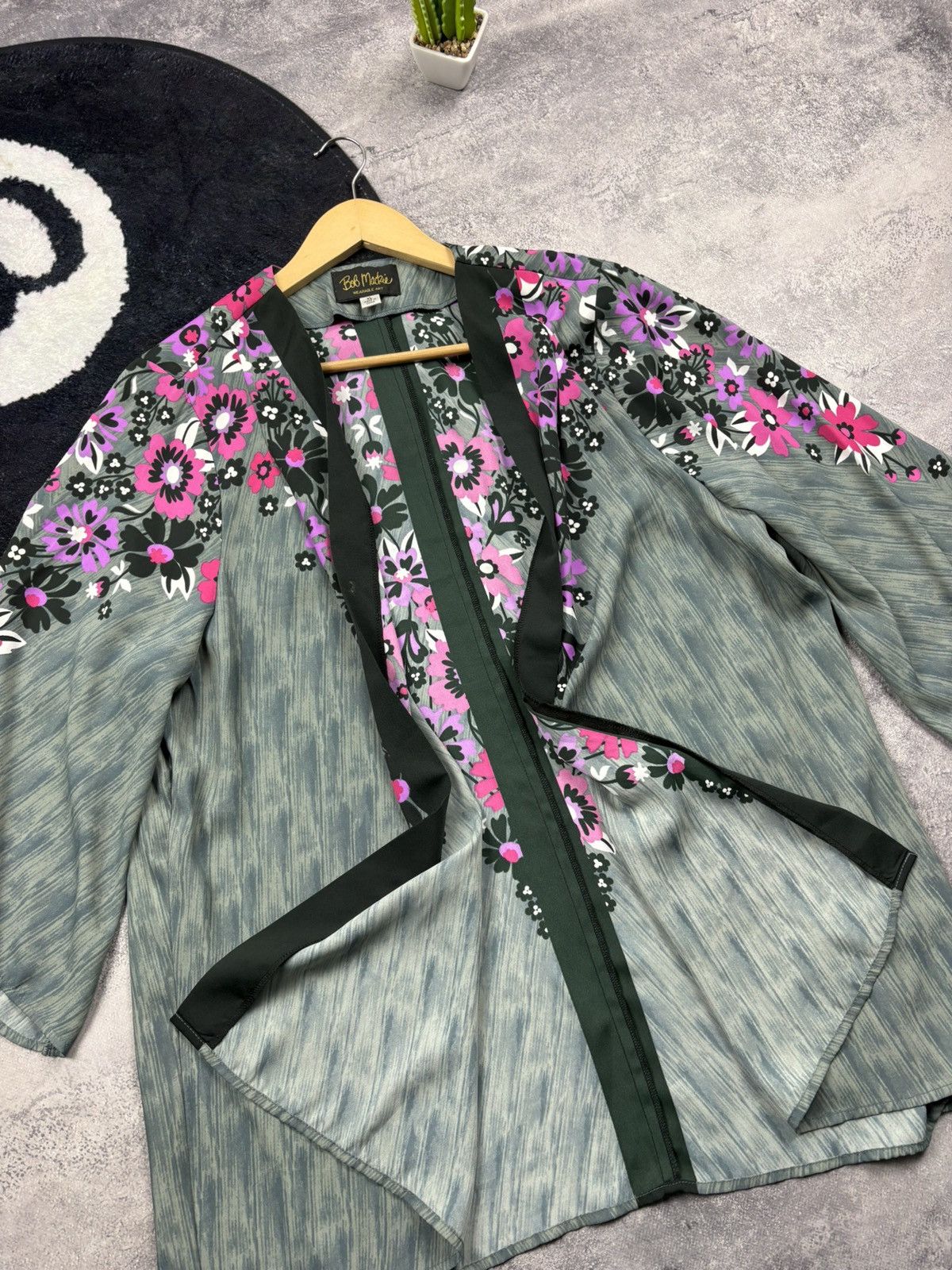Bob Mackie BOB MACKIE Vintage Kimono Cardigan Polyester Crazy Y2k Rare Size XL / US 12-14 / IT 48-50 - 7 Thumbnail