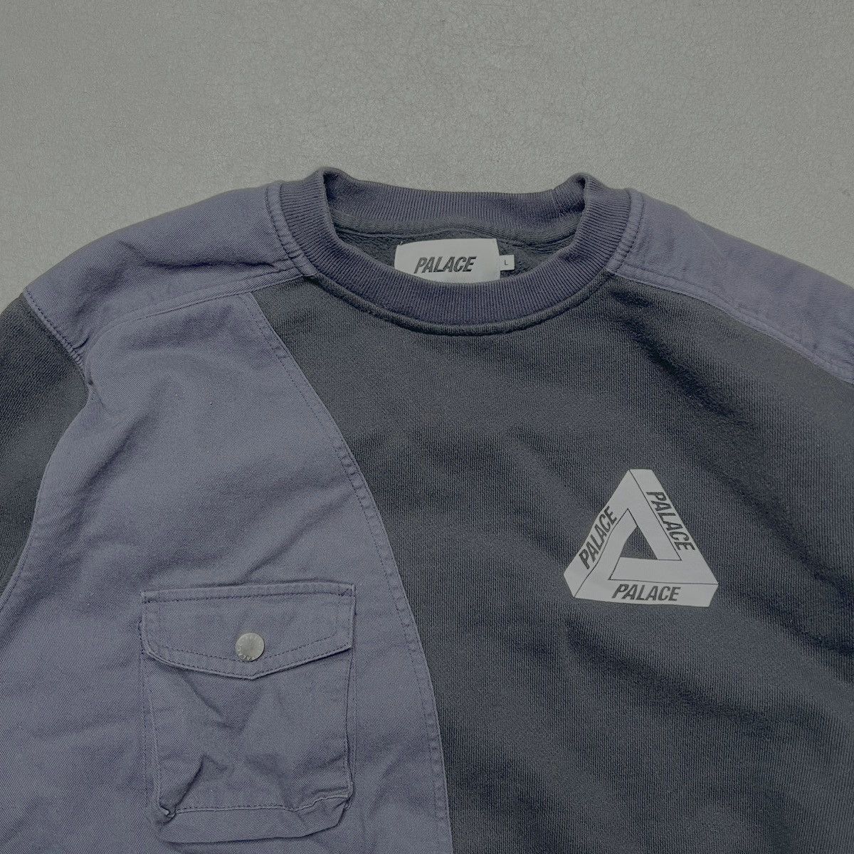 Palace Palace Patchwork Tri-Ferg Crew Black FW18 Size US L / EU 52-54 / 3 - 4 Thumbnail