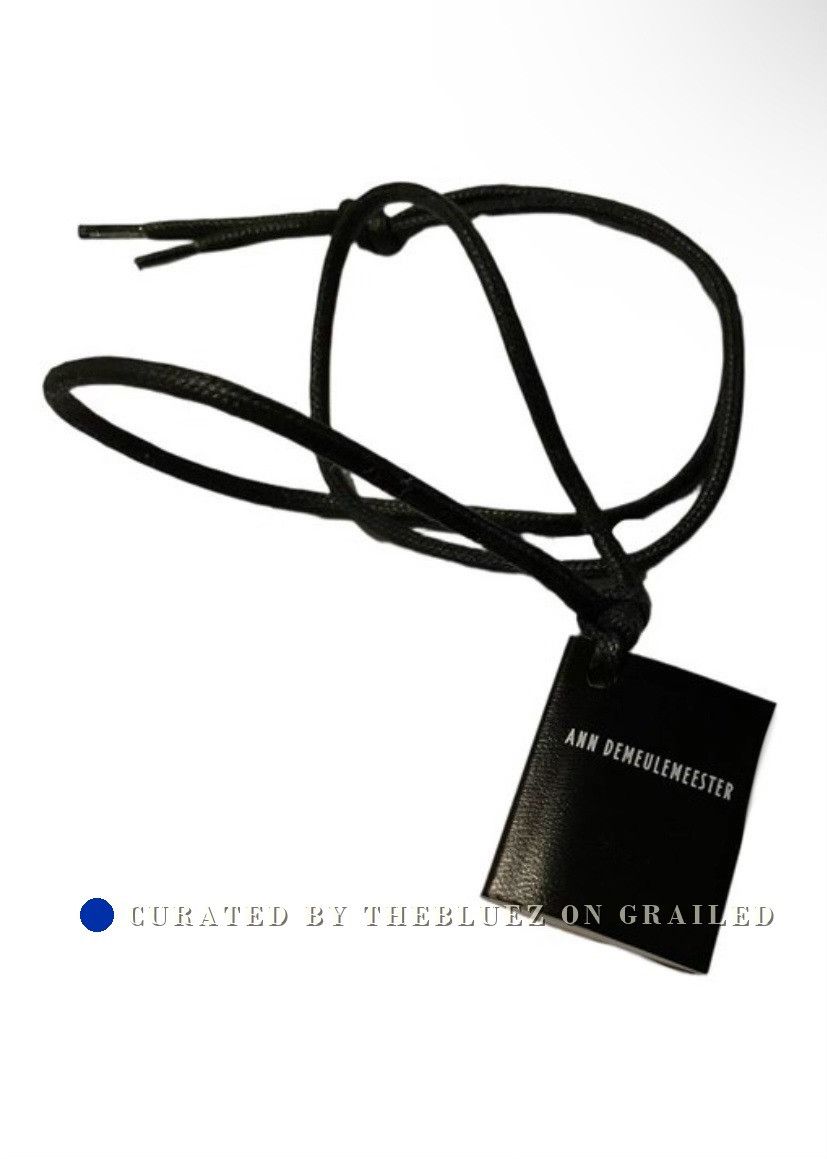 Ann Demeulemeester Rare!! Spring 2010 Runway Zipper Bracelet