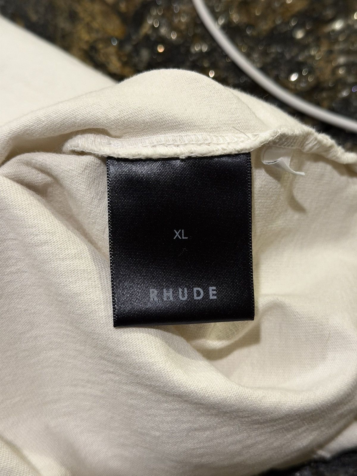 Rhude Rhude Rhanger Rossa Re Eagle Logo Vintage White T-Shirt Size US XL / EU 56 / 4 - 12 Thumbnail