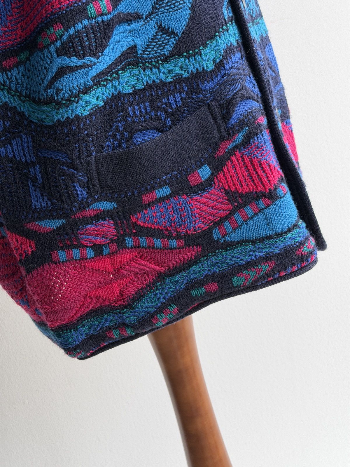 Coogi Vintage Coogi Wool Vest, 90s 3D Knit, Size L, New With Tag Size US L / EU 52-54 / 3 - 5 Thumbnail