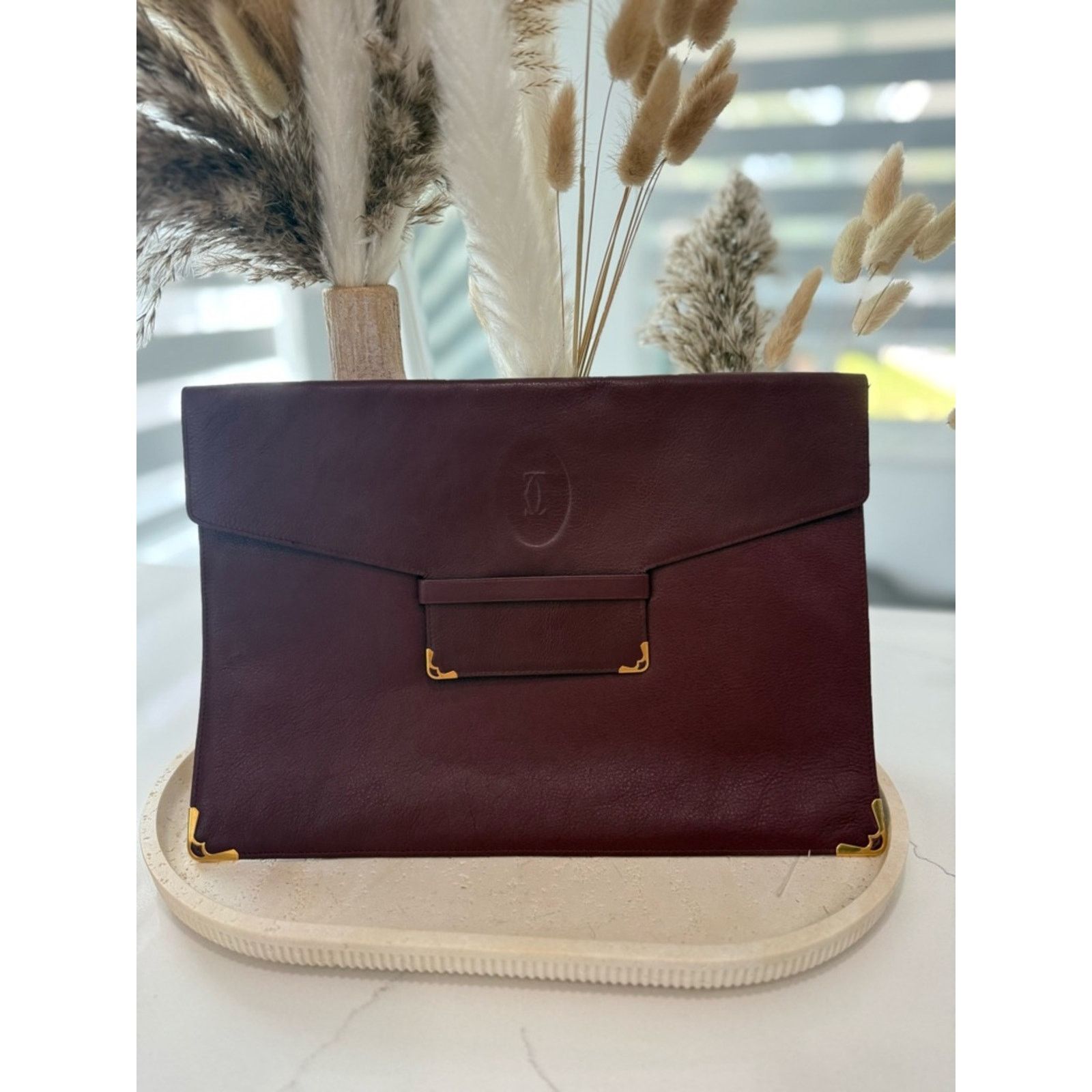 Cartier Cartier Must de Cartier document case or clutch bag VINTAGE Size ONE SIZE - 1 Thumbnail