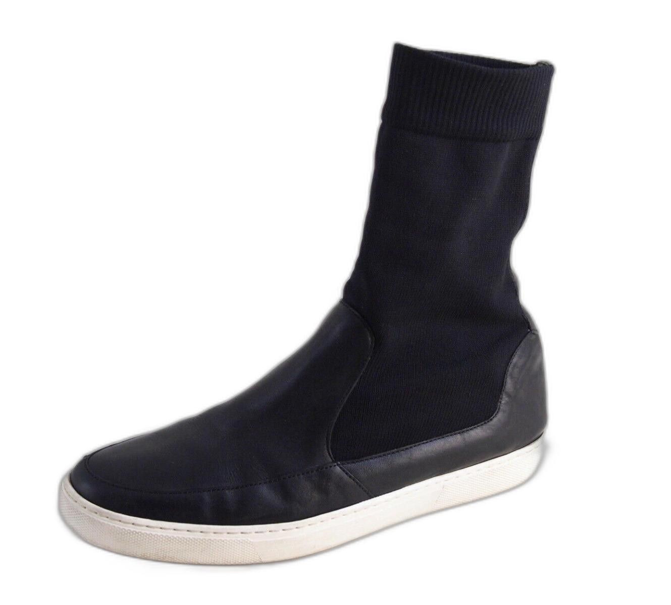 Jil Sander Jil Sander High Top Sock Sneakers Black Size EU 38 US 8 Size US 8 / IT 38 - 1 Thumbnail