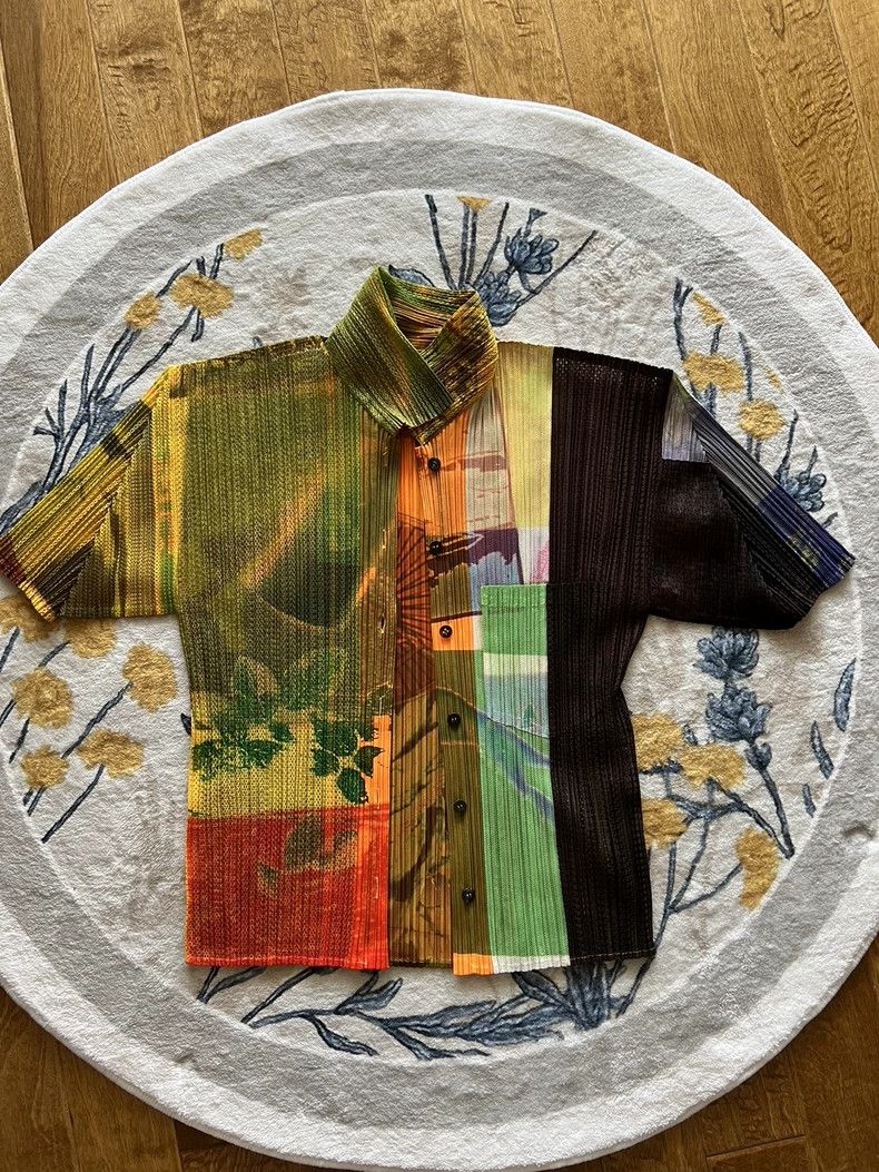 Issey Miyake Issey Miyake size:3 A vintage short-sleeved cardigan in ye Size L / US 10 / IT 46 - 3 Thumbnail