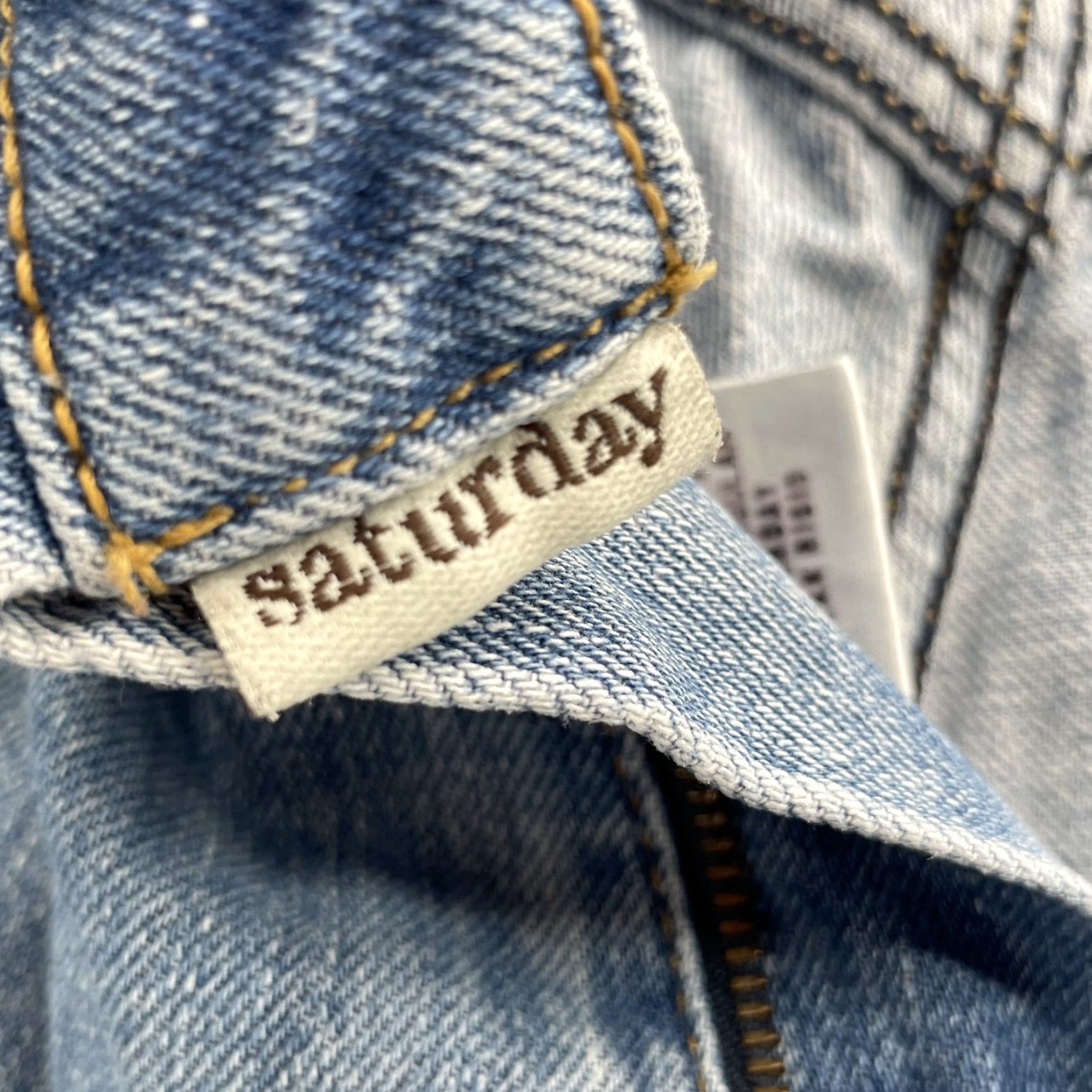 Polo Ralph Lauren VINTAGE Polo Ralph Lauren Jeans Co. Women's 12 34x32 Baggy 90s Y2K Streetwear Workwear Blue Denim Shirt Jeans Co. Polo Sayurday Mens Womens Girls Boys Size 34" / US 12 / IT 48 - 7 Thumbnail