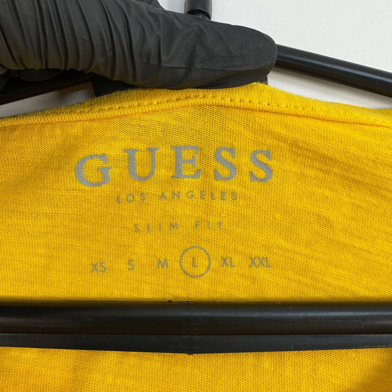 Guess Guess Triangle Logo Yellow T-Shirt Womens Size L Size L / US 10 / IT 46 - 3 Thumbnail