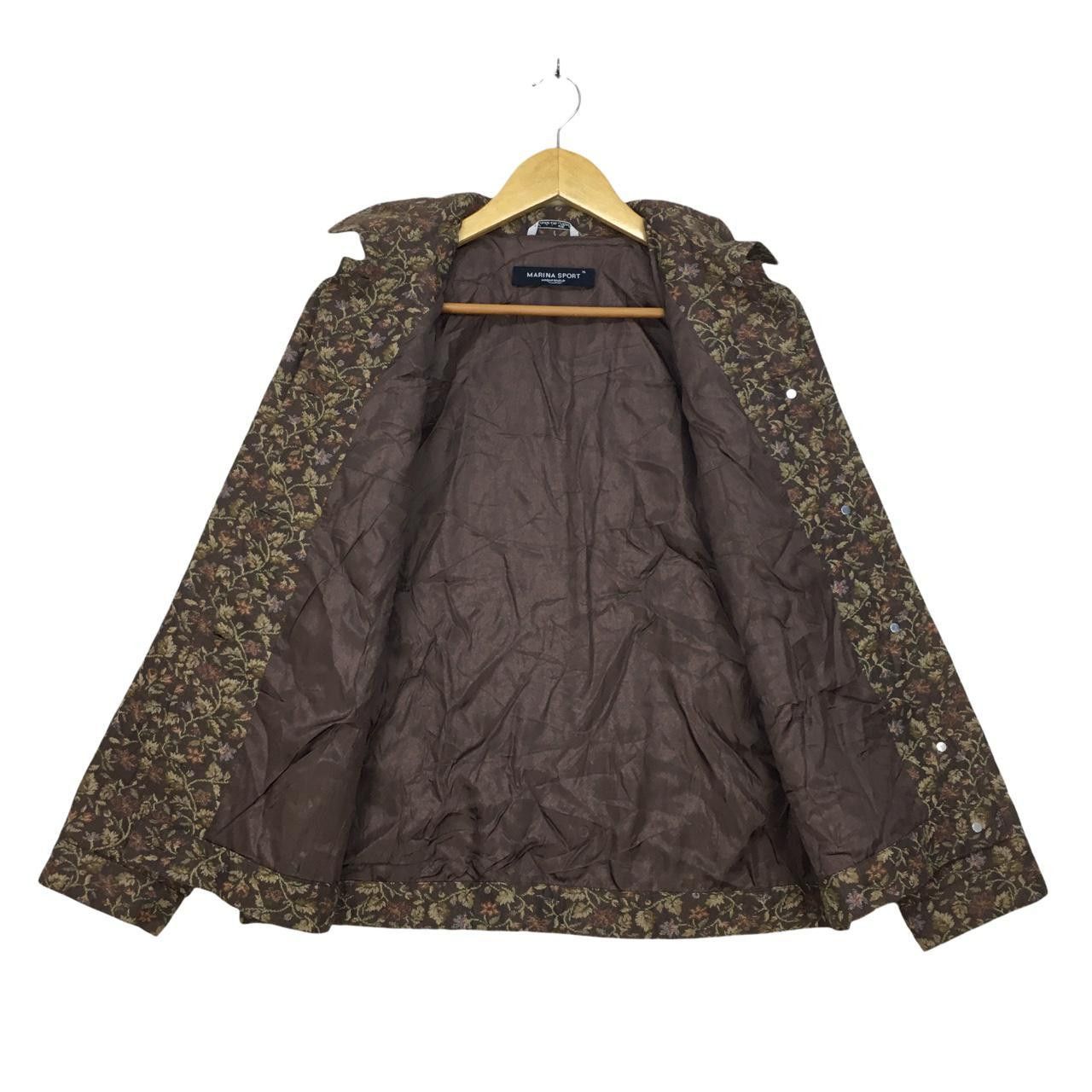 Vintage Vtg MARINA SPORT by Marina Rinaldi Button Jacket Full Floral Size M / US 6-8 / IT 42-44 - 2 Thumbnail