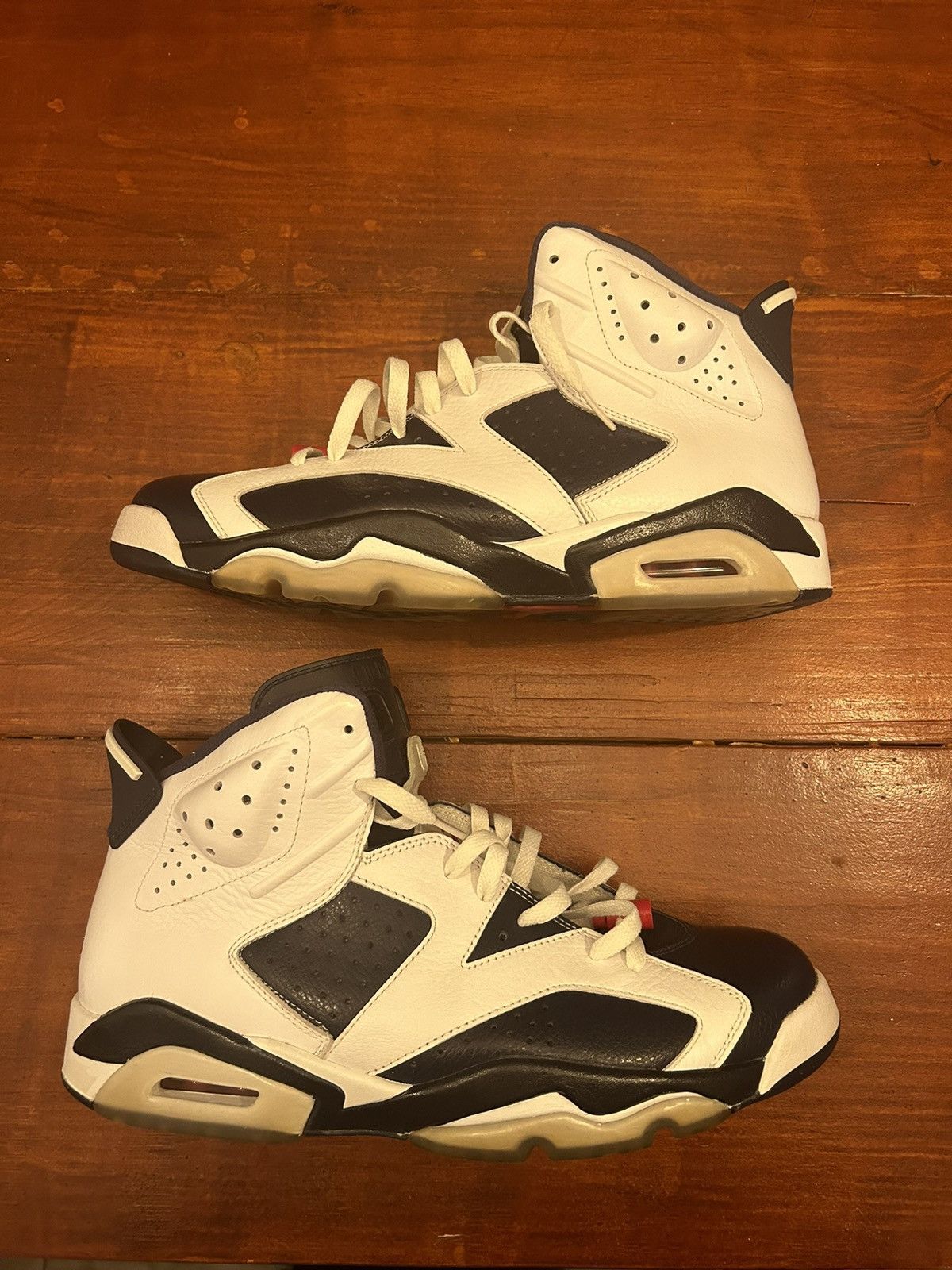 Jordan Brand × Nike Air Jordan 6 Retro Olympic 2012 Size US 12 / EU 45 - 2 Thumbnail