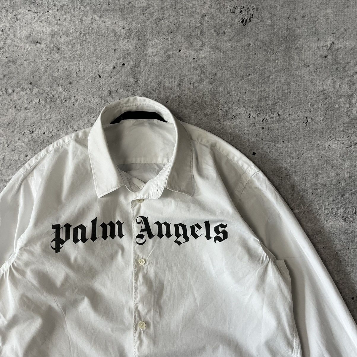 Palm Angels Palm Angels white button up shirt 46 S streetwear style Size US S / EU 44-46 / 1 - 4 Thumbnail