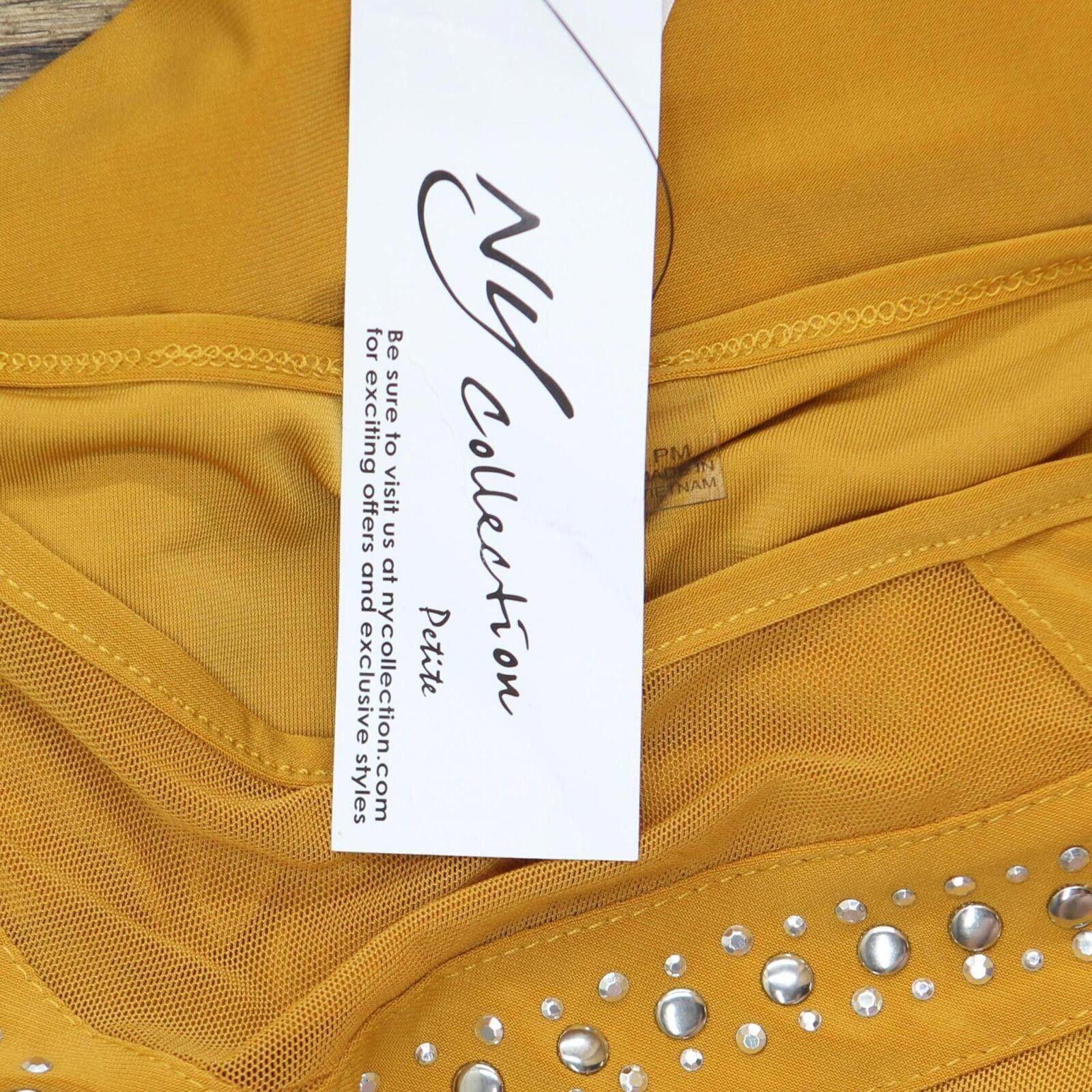 Other NWT Ny Collection Sleeve Top PITU0042 PM Flut Inca Gold Size M / US 6-8 / IT 42-44 - 3 Thumbnail