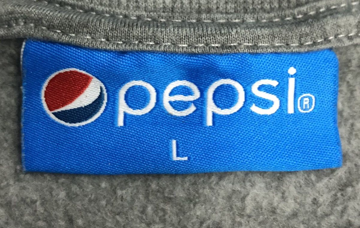 Pepsi Vintage Pepsi Grey Sweatshirt – Japanese Edition – Size L Size US L / EU 52-54 / 3 - 7 Thumbnail