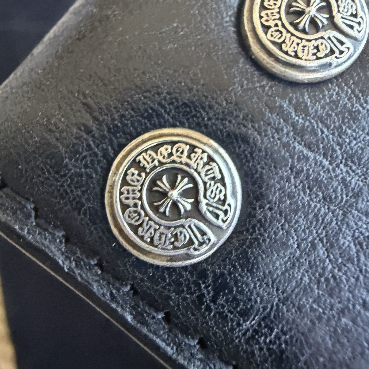 Chrome Hearts CHROME HEARTS BLACK LEATHER BELT STRAP NEW 2026 Size ONE SIZE - 4 Thumbnail