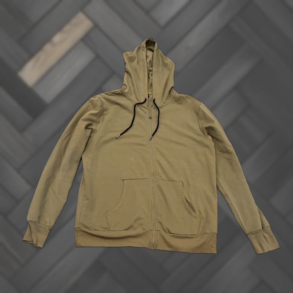 Vintage VINTAGE Z by Zella Hoodie Mens L Green Full Zip Hooded Jacket Lightweight Training Size US L / EU 52-54 / 3 - 1 Thumbnail