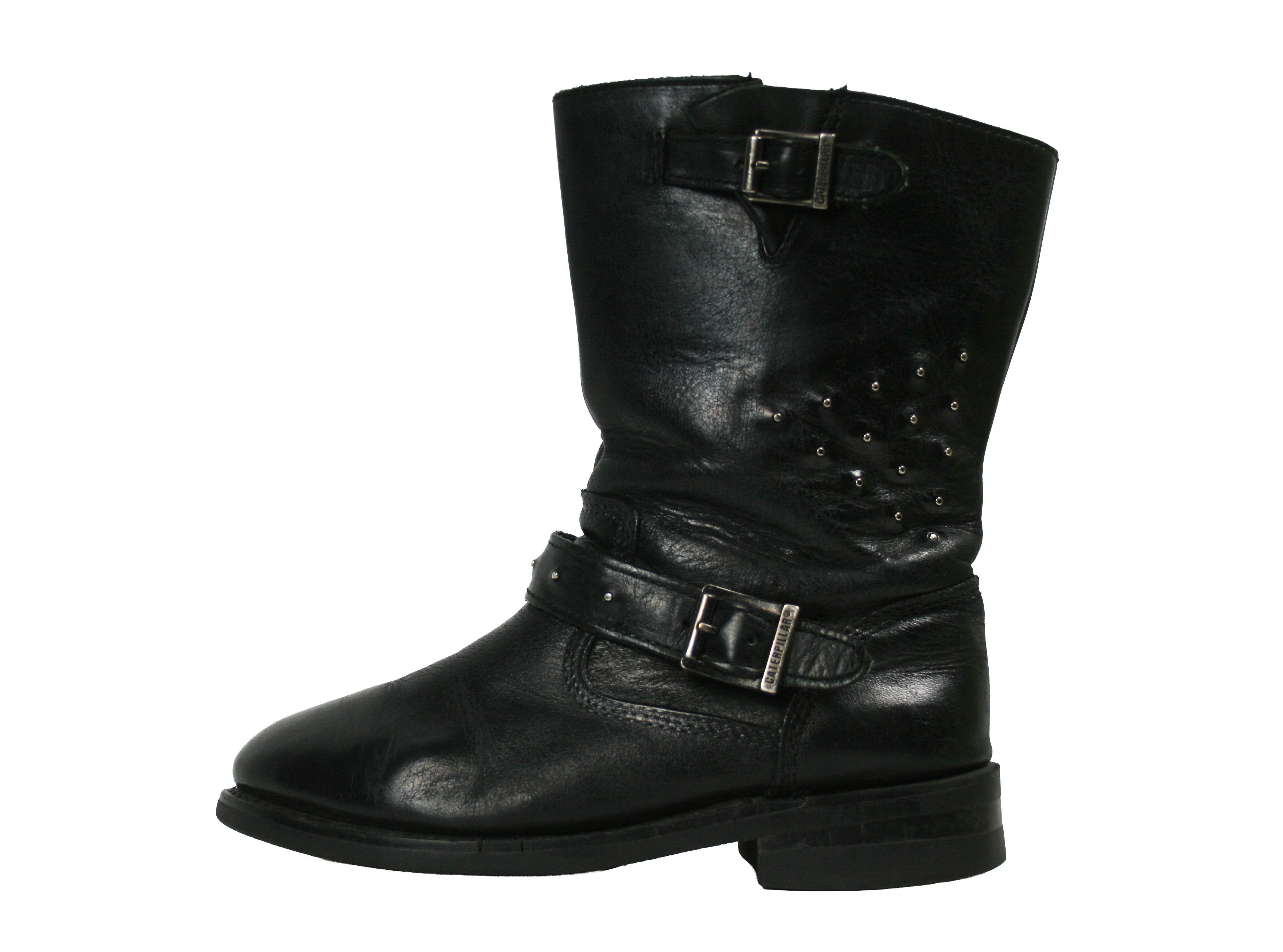 Caterpillar CAT 00S Engineered Avant Garde Leather Biker Boots Vintage Size US 10 / IT 40 - 2 Thumbnail