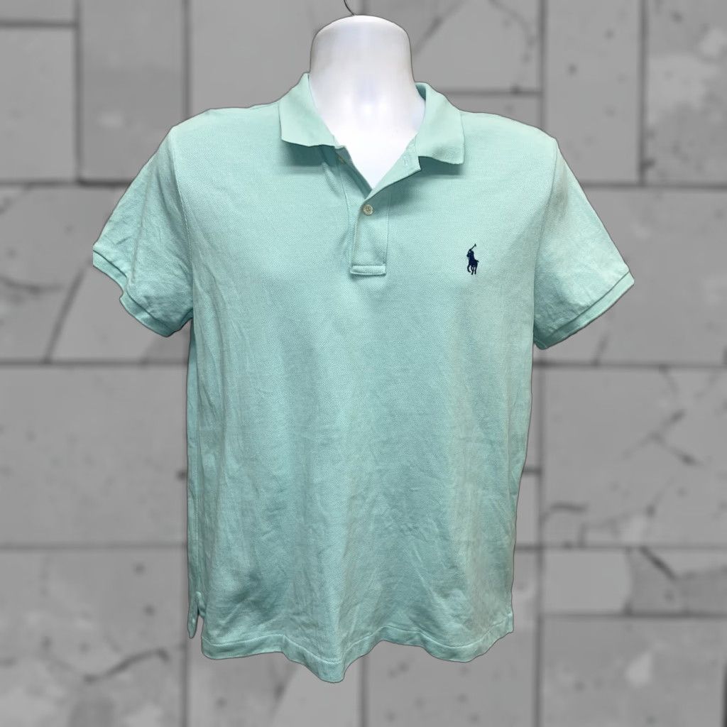 Polo Ralph Lauren Polo Ralph Lauren Classic Fit Light Blue Short Sleeve Golf Polo Mens L Size US L / EU 52-54 / 3 - 1 Thumbnail