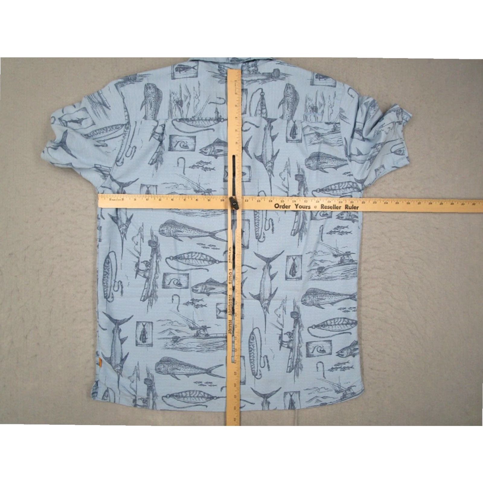 Quiksilver Quiksilver Waterman Mens Blue Short Sleeve Hawaiian Button Up Shirt Medium Size US M / EU 48-50 / 2 - 4 Thumbnail