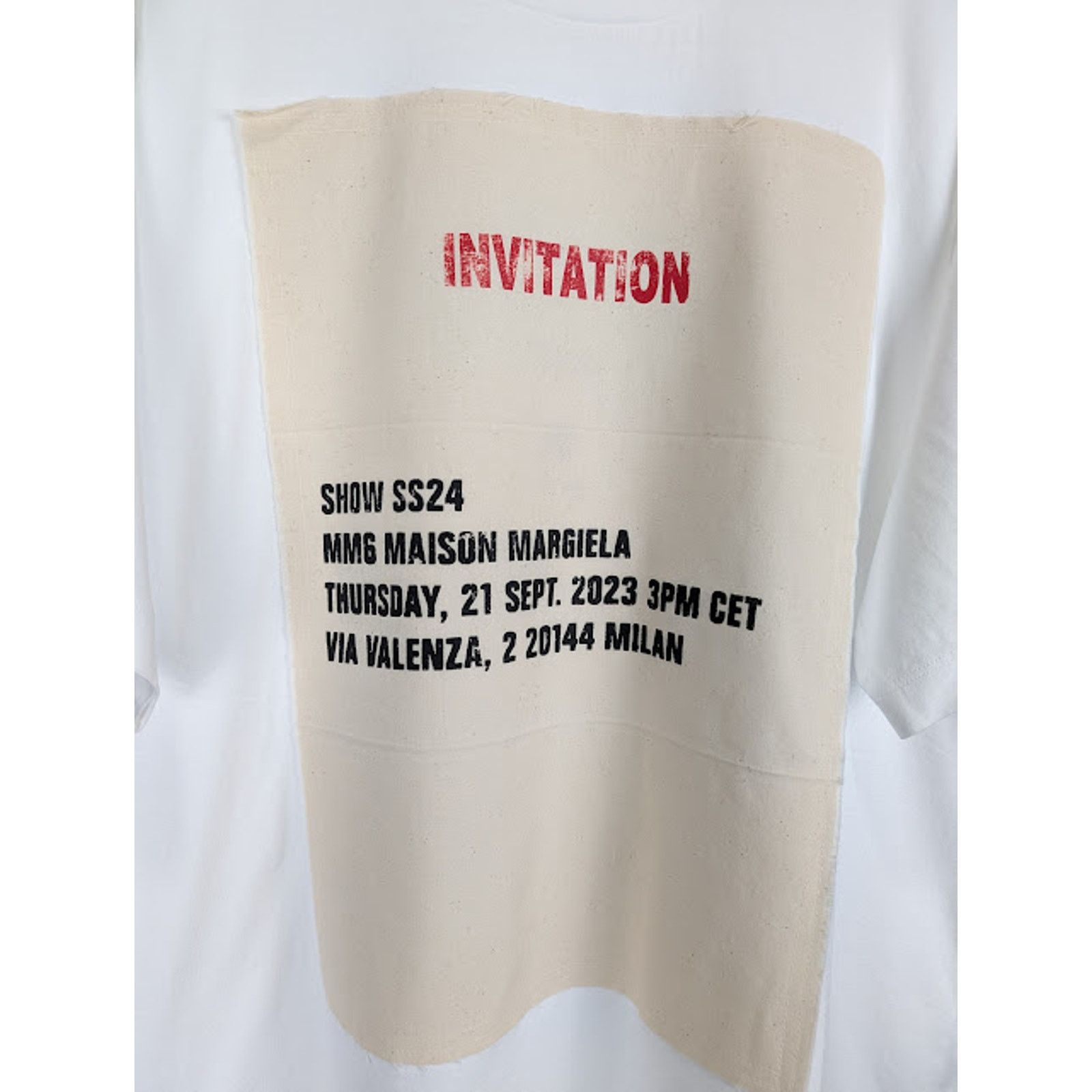 Maison Margiela o1rshd1 T-Shirt in White Size US S / EU 44-46 / 1 - 4 Thumbnail
