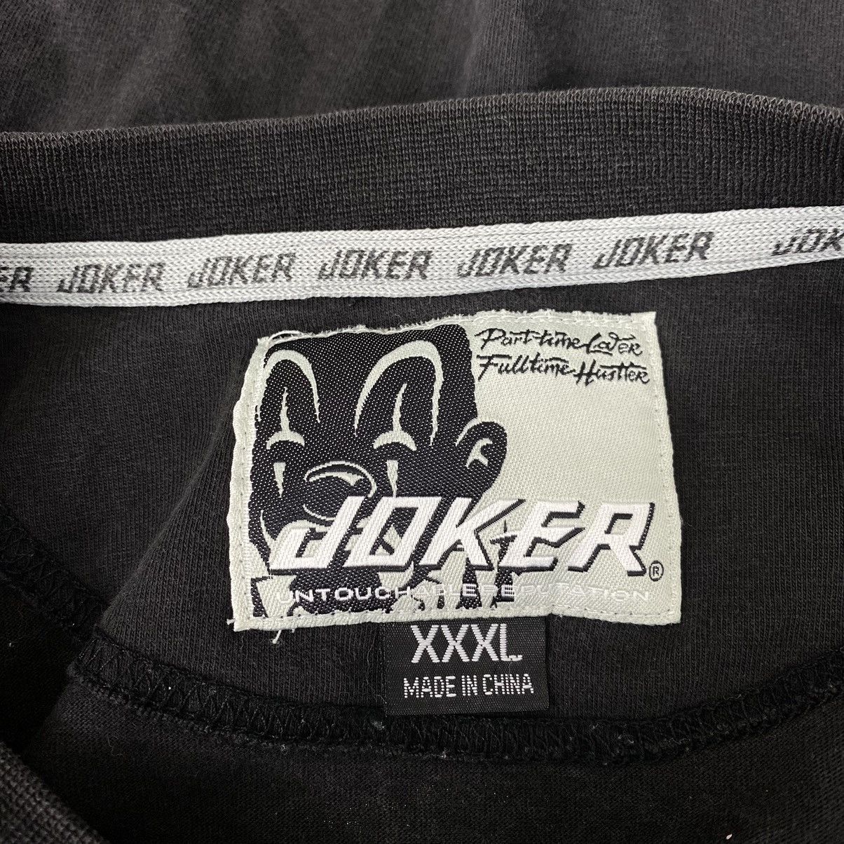 Vintage Vintage JOKER Hip Hop Streetwear Rap Brand Print Black Size US XXL / EU 58 / 5 - 6 Thumbnail