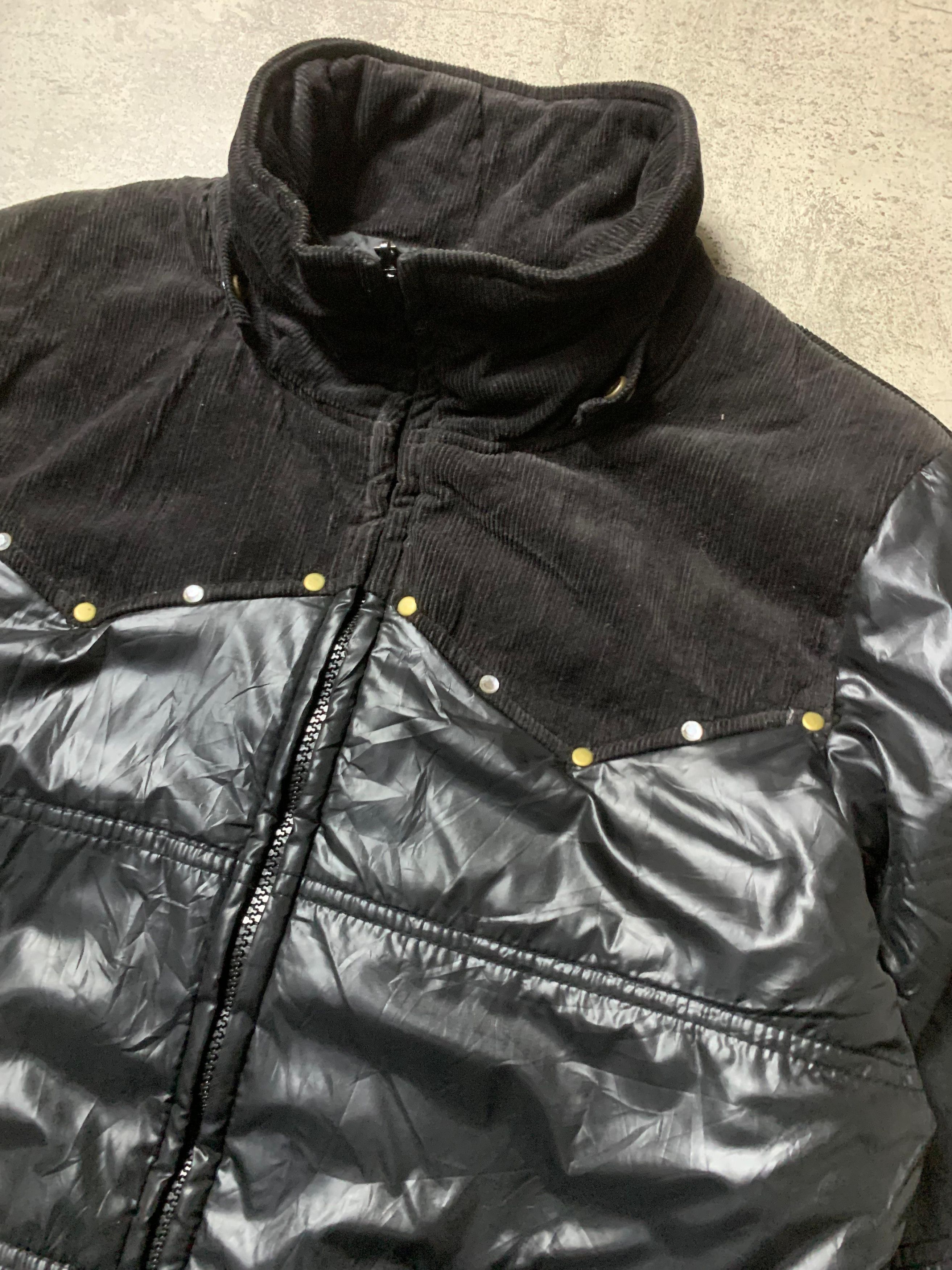 Isamu Katayama Backlash 2000s Japanese Archive Vkei Zip Up Black Puffer Jacket Size US M / EU 48-50 / 2 - 3 Thumbnail