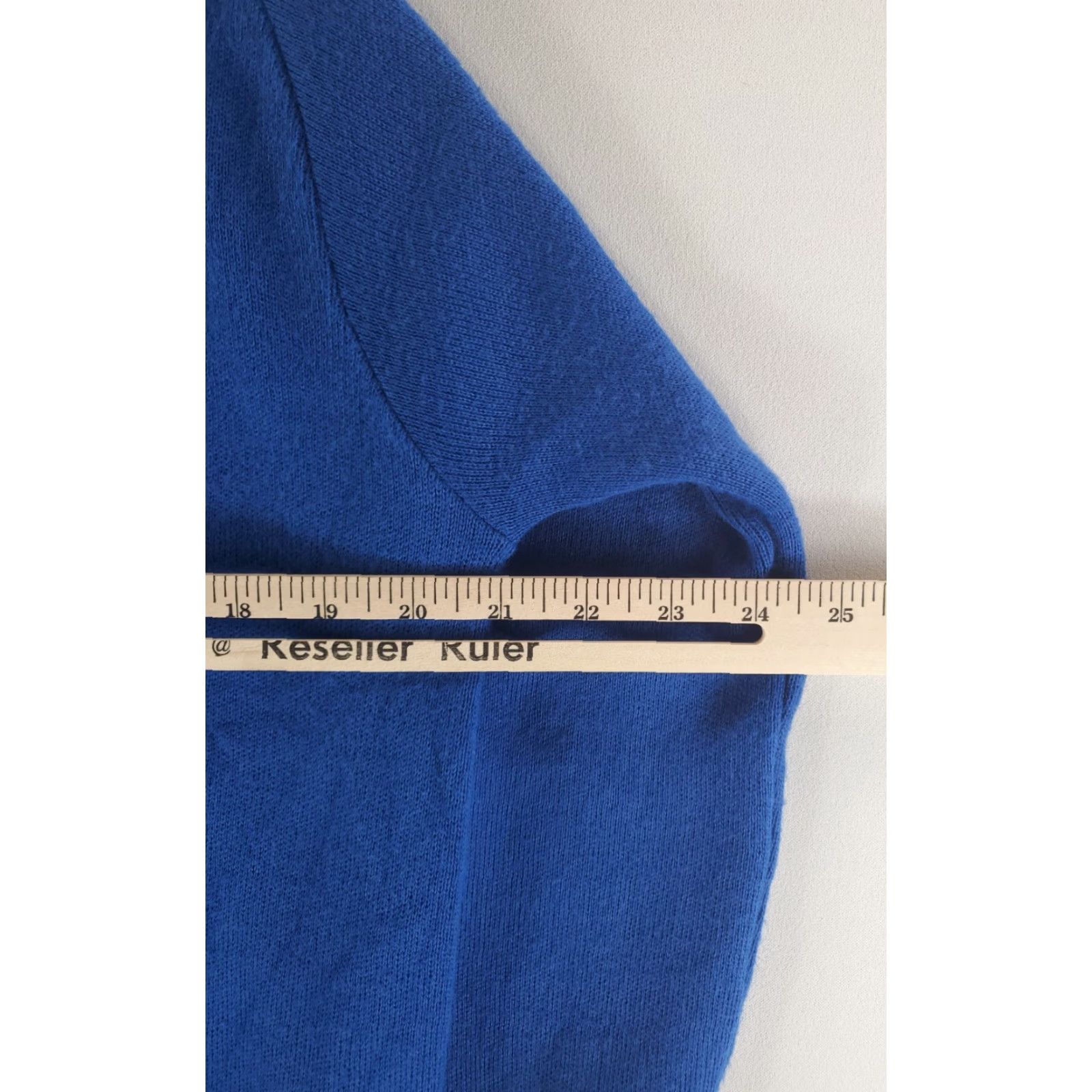 Vintage VTG Kansas Basketball Band Sweater Pine State Blue Mens L V Neck Pullover State Popular 80s Decade Men Size US L / EU 52-54 / 3 - 6 Thumbnail