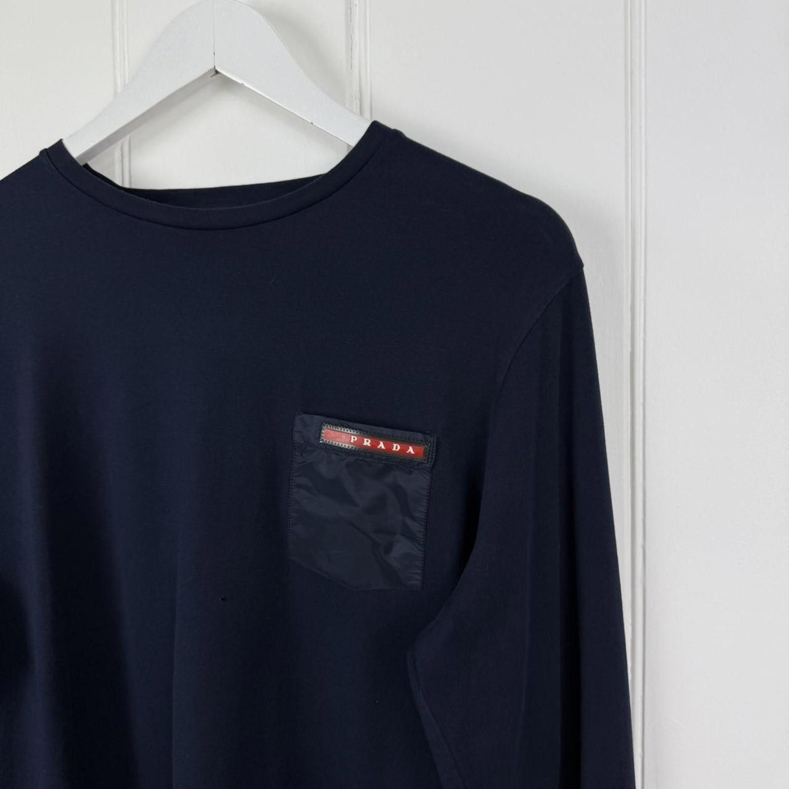Prada Prada Sport Logo L/S T-shirt Size US L / EU 52-54 / 3 - 2 Thumbnail