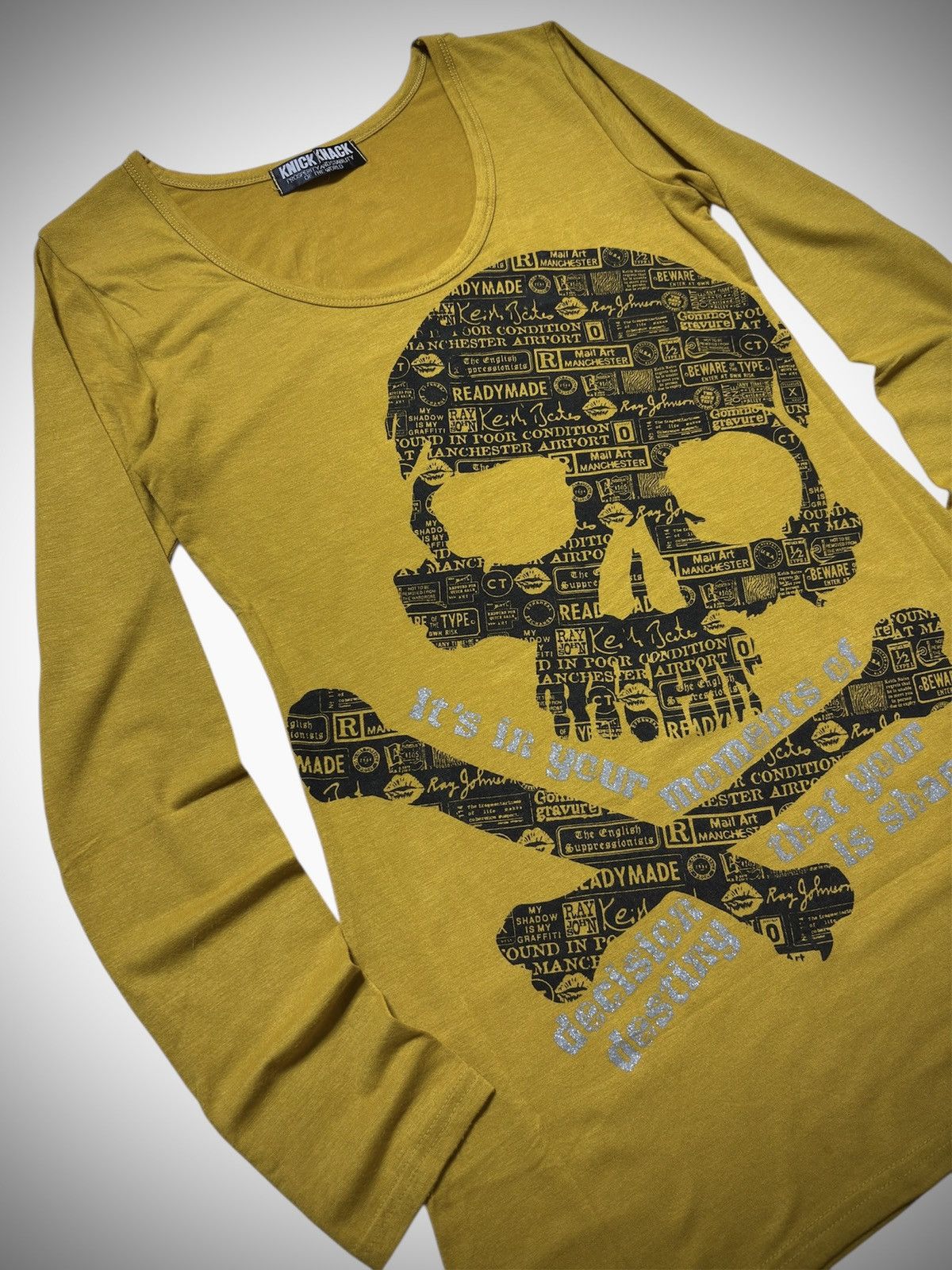 Japanese Brand Knick Knack - Skull Punk Style T-Shirt Size M / US 6-8 / IT 42-44 - 2 Thumbnail