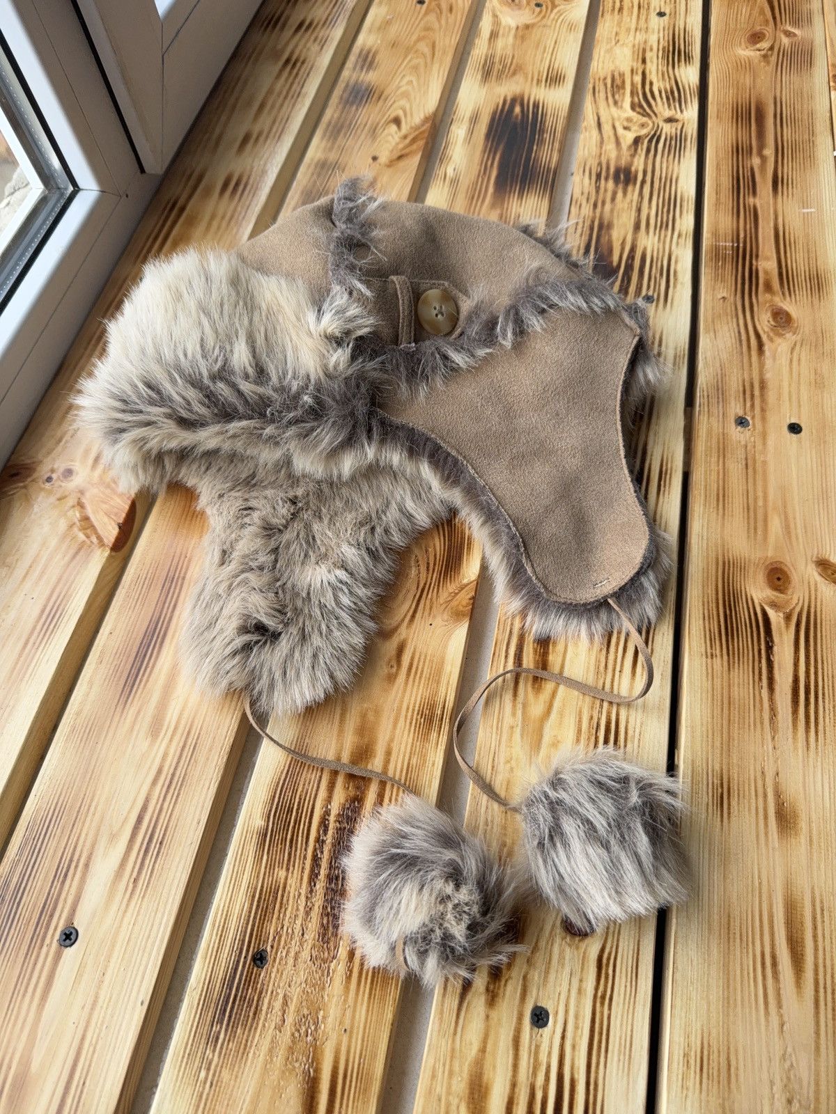 Le Grande Bleu (L.G.B.) Vintage Y2K Fuzzy Fur Ushanka Hat if six was nine LGB Style Size ONE SIZE - 1 Thumbnail