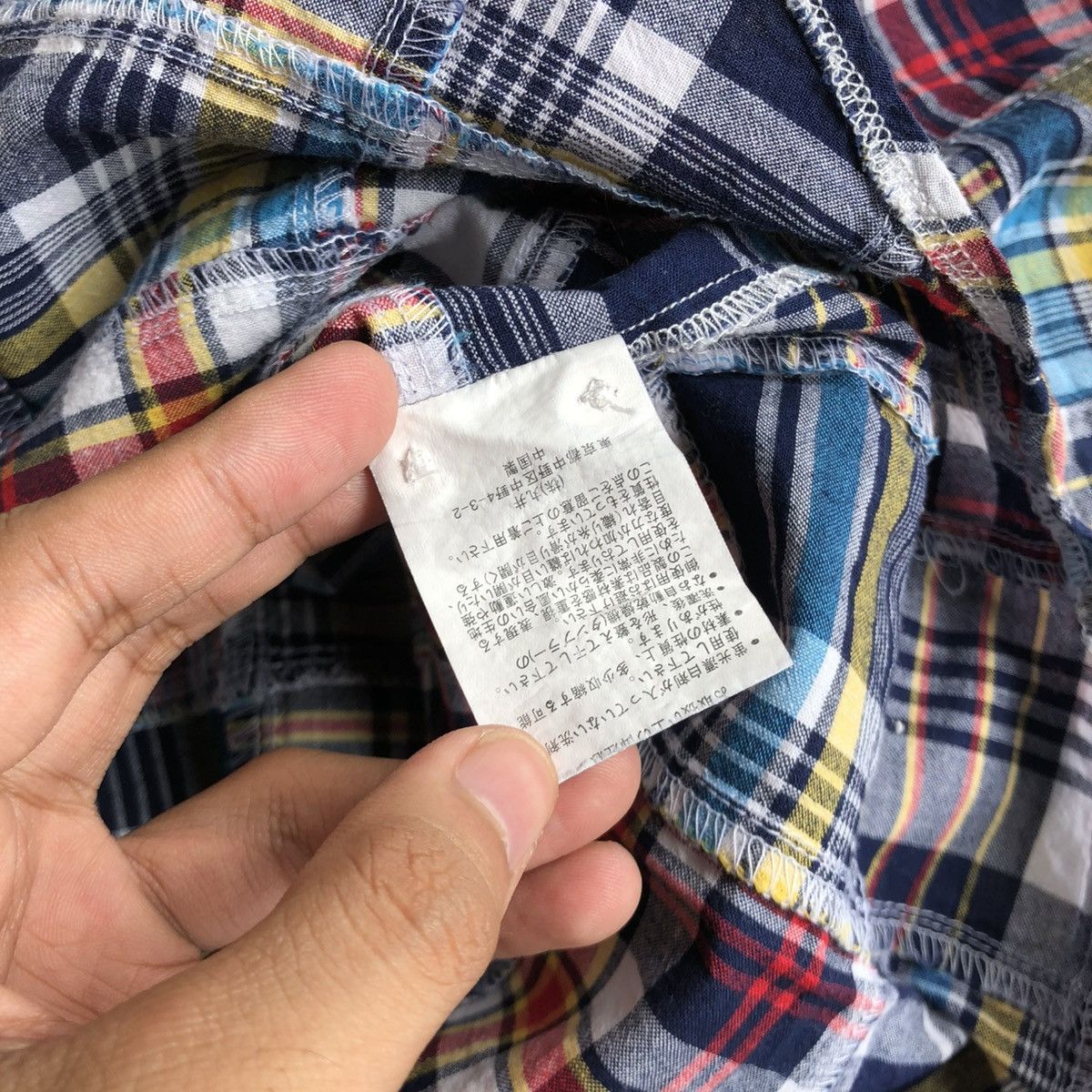 Sugar Cane 2000s Onboard Patchwork Madrass Shirt Japanese Kapital Style Size US S / EU 44-46 / 1 - 13 Thumbnail