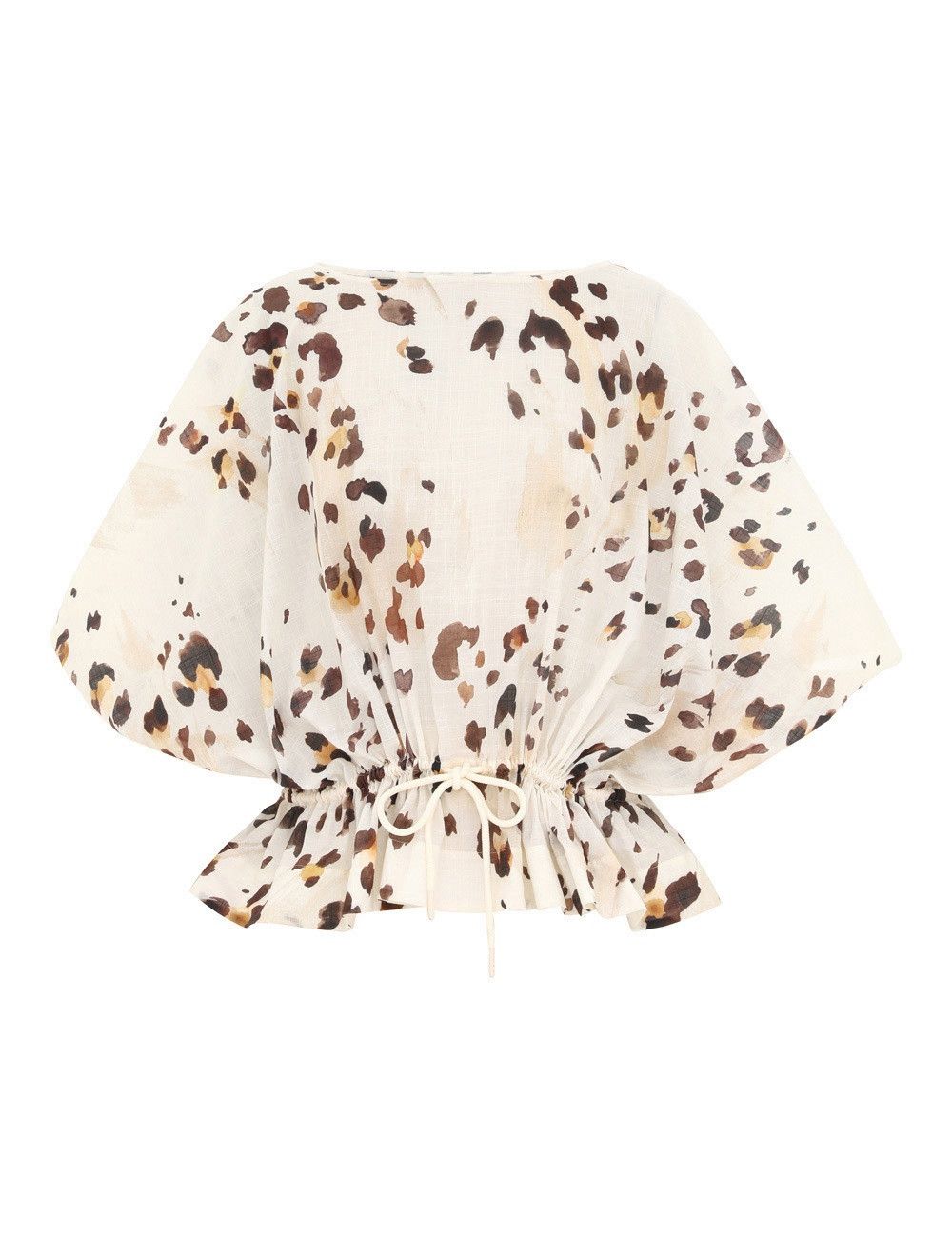 Zimmermann oc11z1025 Acacia Draw Waist Top in Multicolor Size L / US 10 / IT 46 - 1 Thumbnail